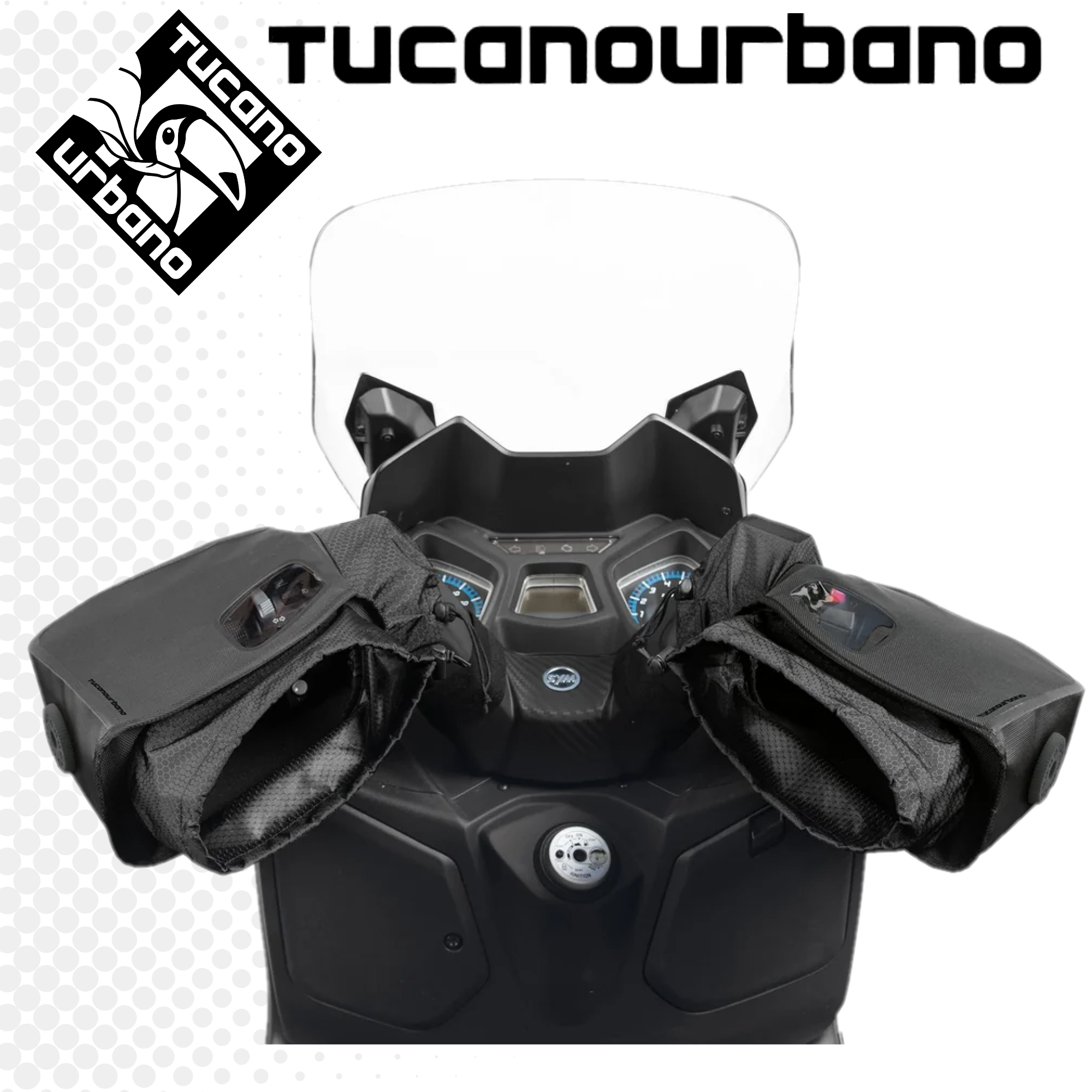 COPRIMANOPOLE TUCANO URBANO TARP R333PRO PER MANUBRI SENZA SPECCHIETTI NERO