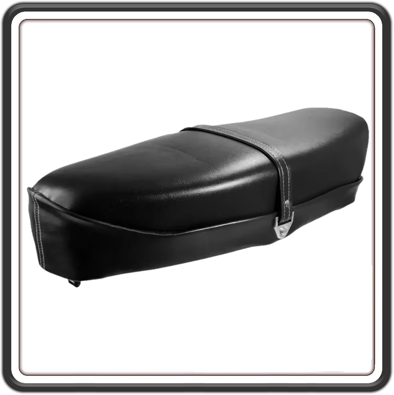 SELLA SELLONE SEDILE LUNGO NERO BIPOSTO CON SERRATURA PER PIAGGIO VESPA 125 ET3 PRIMAVERA - VESPA 50 SPECIAL - VESPA 50 L-R-N