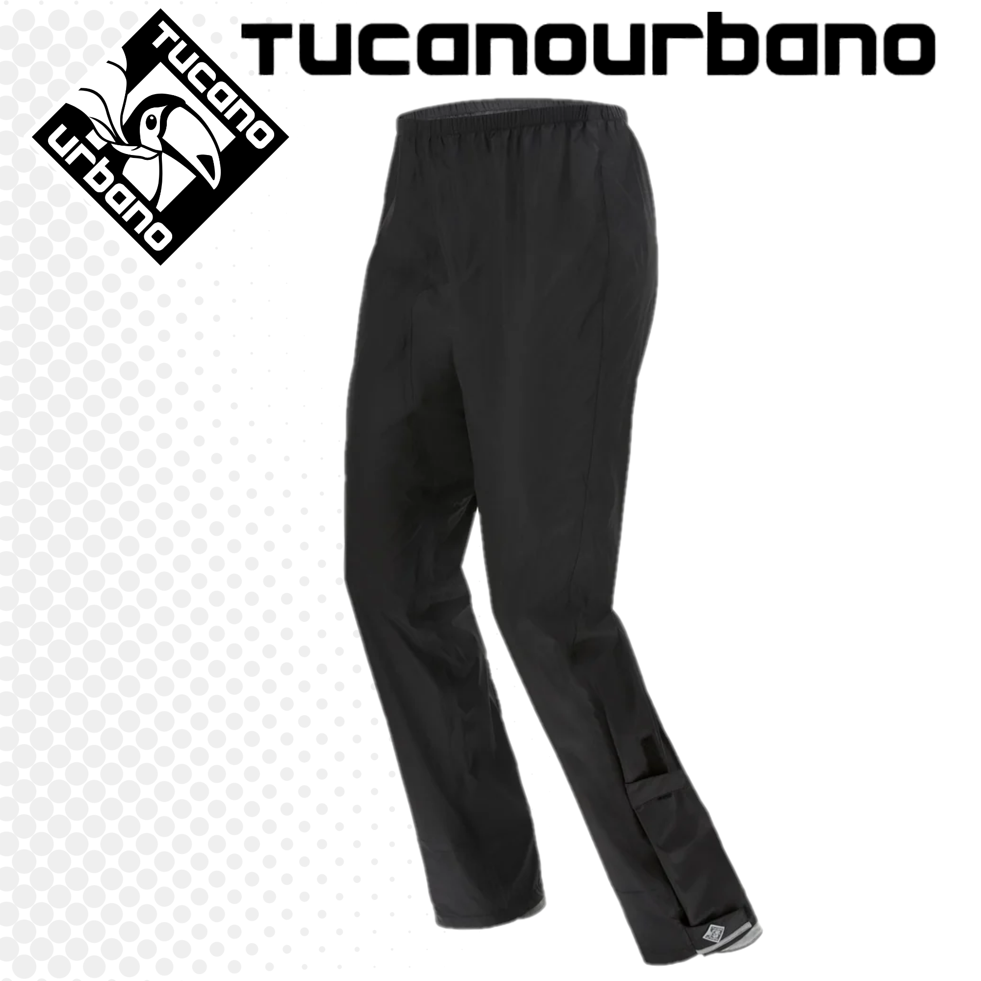 PANTALONE ANTIPIOGGIA TUCANO URBANO PANTA NANO RAIN ZETA HYDROSCUD® NERO
