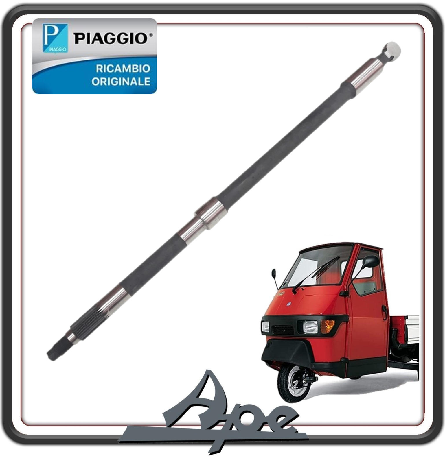 SEMIASSE PER PIAGGIO APE 50 ORIGINALE PIAGGIO 1E003306