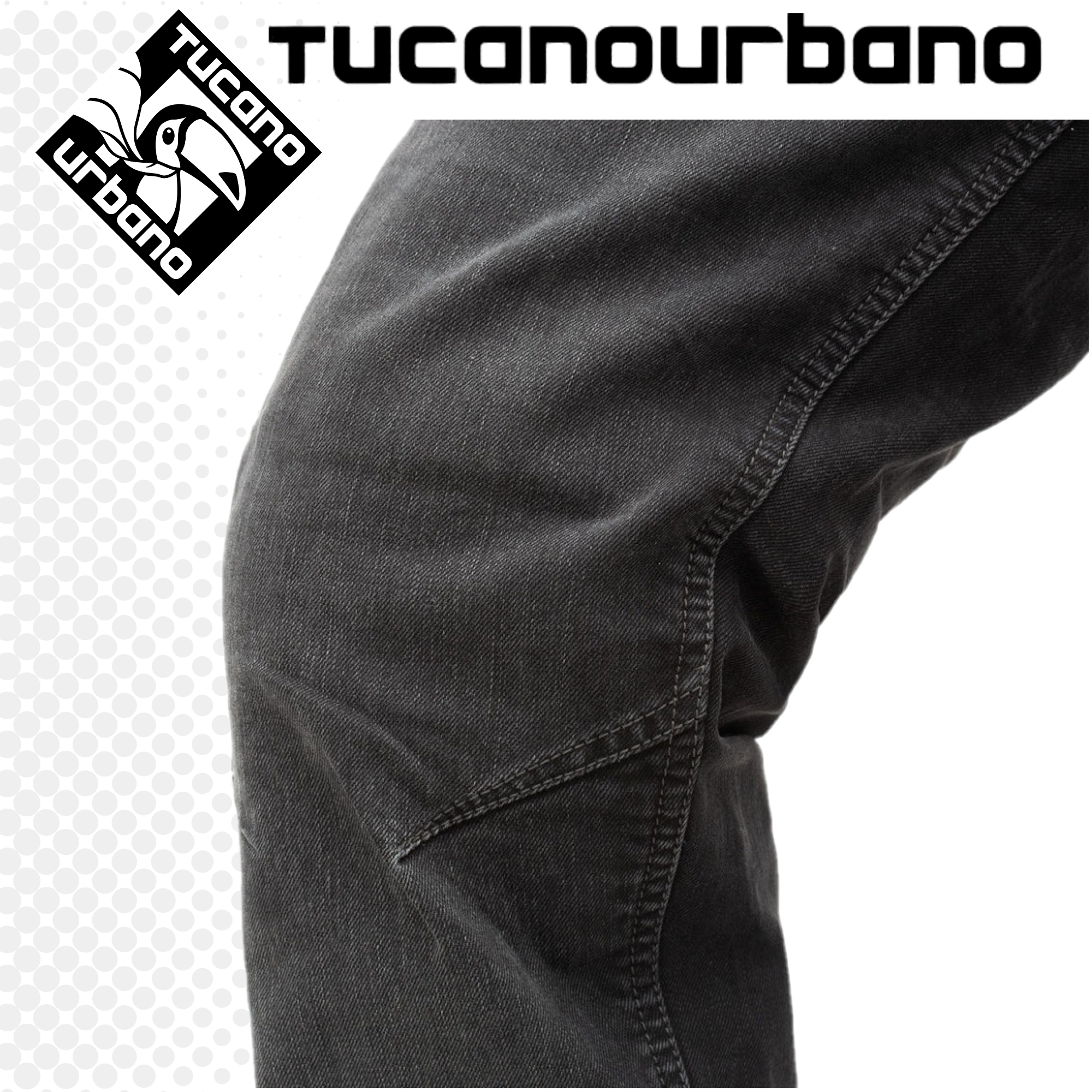 JEANS TUCANO URBANO ZENO SHORT NERO