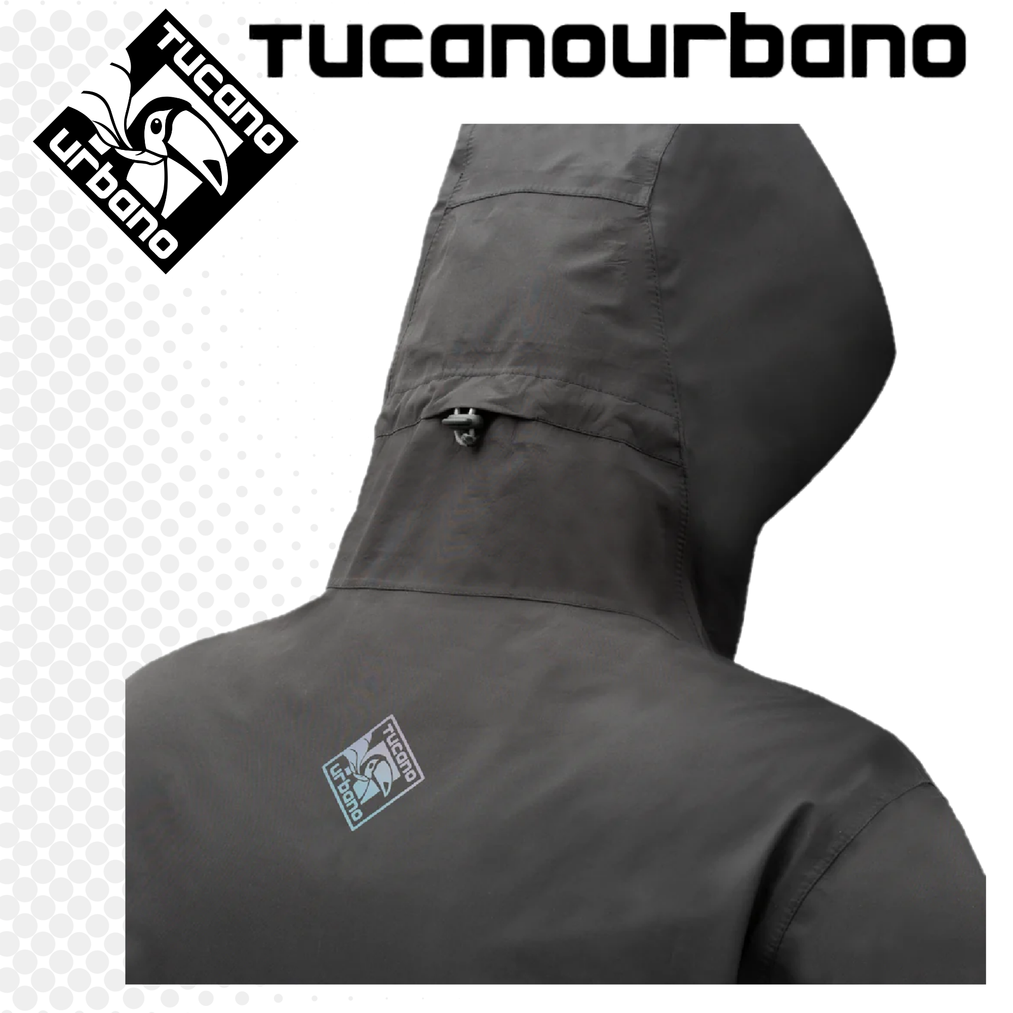 Giacca Antipioggia Antivento Tucano Urbano FEELDRY HYDROSCUD® Nera