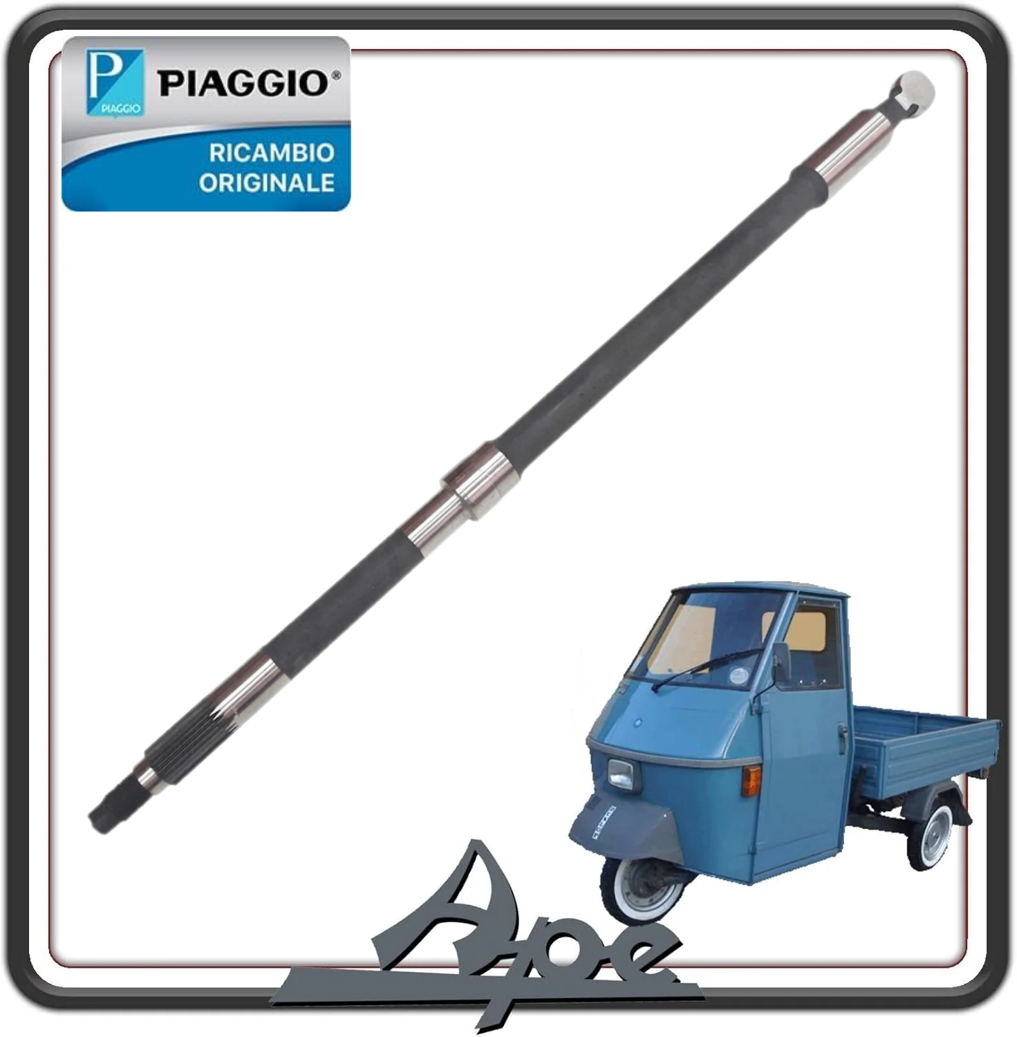 SEMIASSE PER PIAGGIO APE 50 ORIGINALE PIAGGIO 1E003306