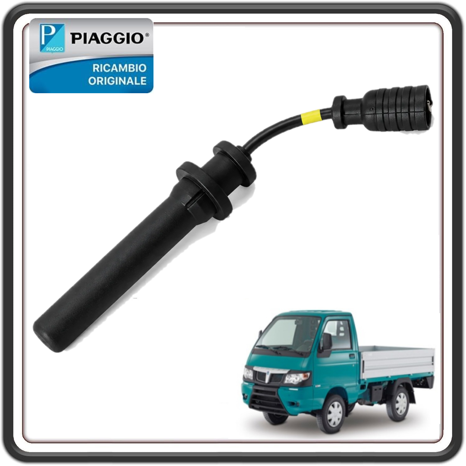 CAVO CANDELA CORTO COMPLETO PER PIAGGIO PORTER MULTITECH DAL 2010 AL 2015 - PIAGGIO PORTER MAXXI MULTITECH DAL 2010 AL2015 ORIGINALE PIAGGIO B010748 
