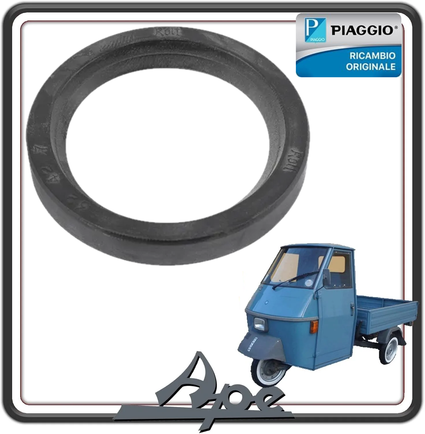 PARAOLIO MOZZO ANTERIORE 32.42.7 PER PIAGGIO APE 50 TUTTI I MODELLI ORIGINALE PIAGGIO 021460  