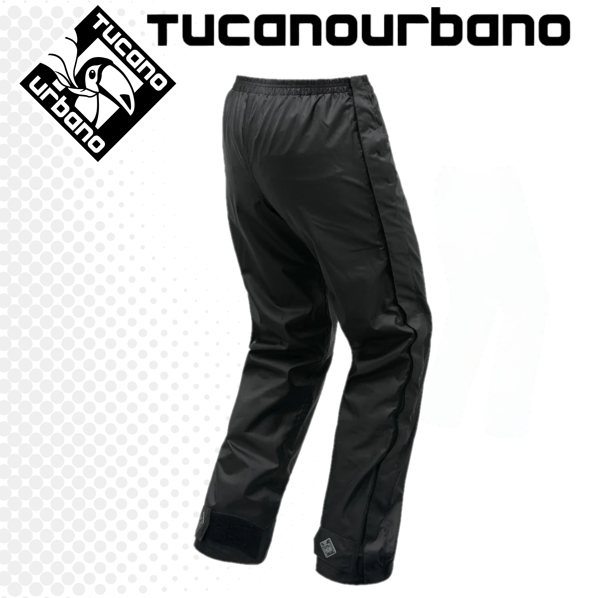 Pantalone antipioggia Tucano Urbano PANTA DILUVIO ZIP HYDROSCUD® Nero