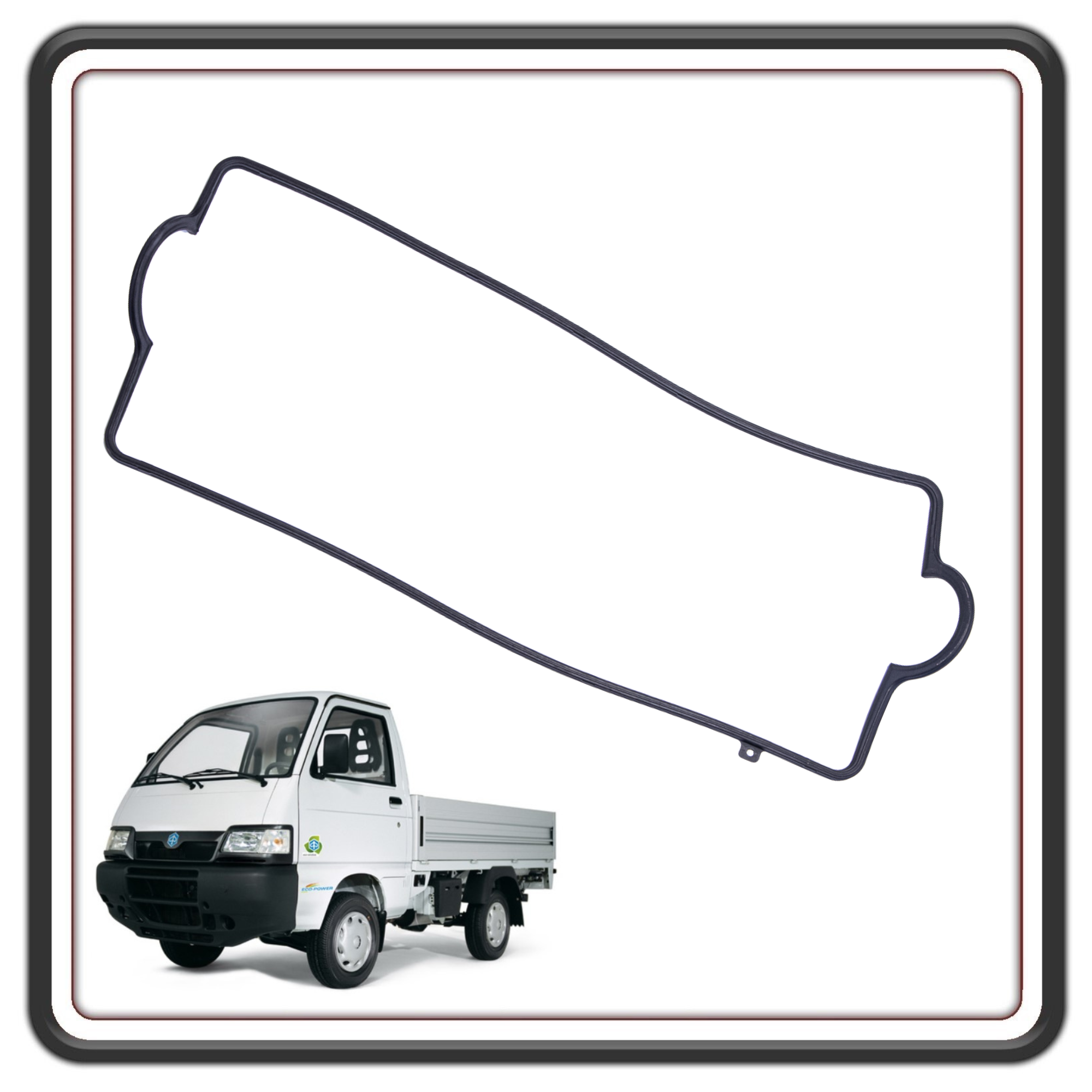 GUARNIZIONE COPERCHIO PUNTERIE PER PIAGGIO PORTER 1300 16V FINO AL 2009 MOTORE DAIHATSU (4 BOBINE)