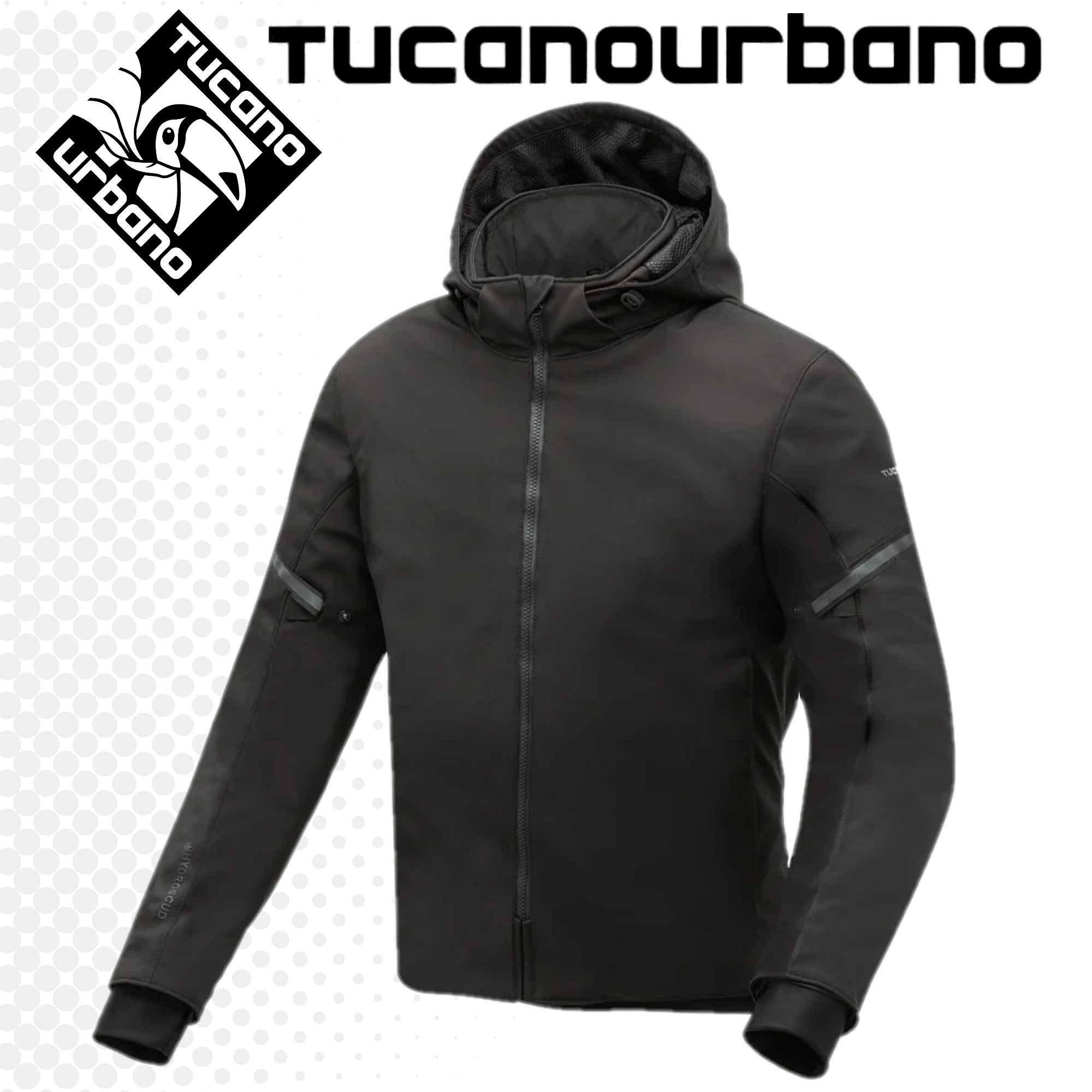 GIACCA TUCANO URBANO BORMIO 2IN1 HYDROSCUD® BLACK