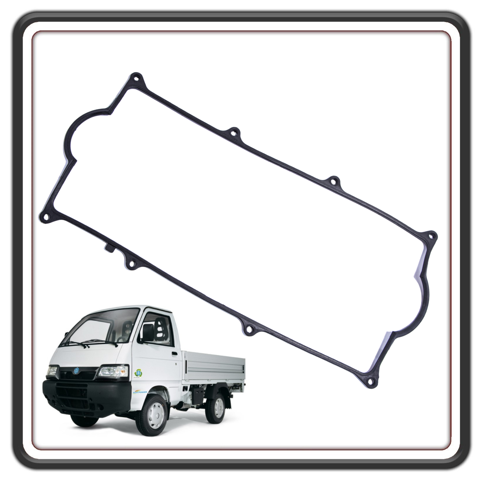 GUARNIZIONE COPERCHIO PUNTERIE PER PIAGGIO PORTER 1300 16V FINO AL 2009 MOTORE DAIHATSU (2 BOBINE)