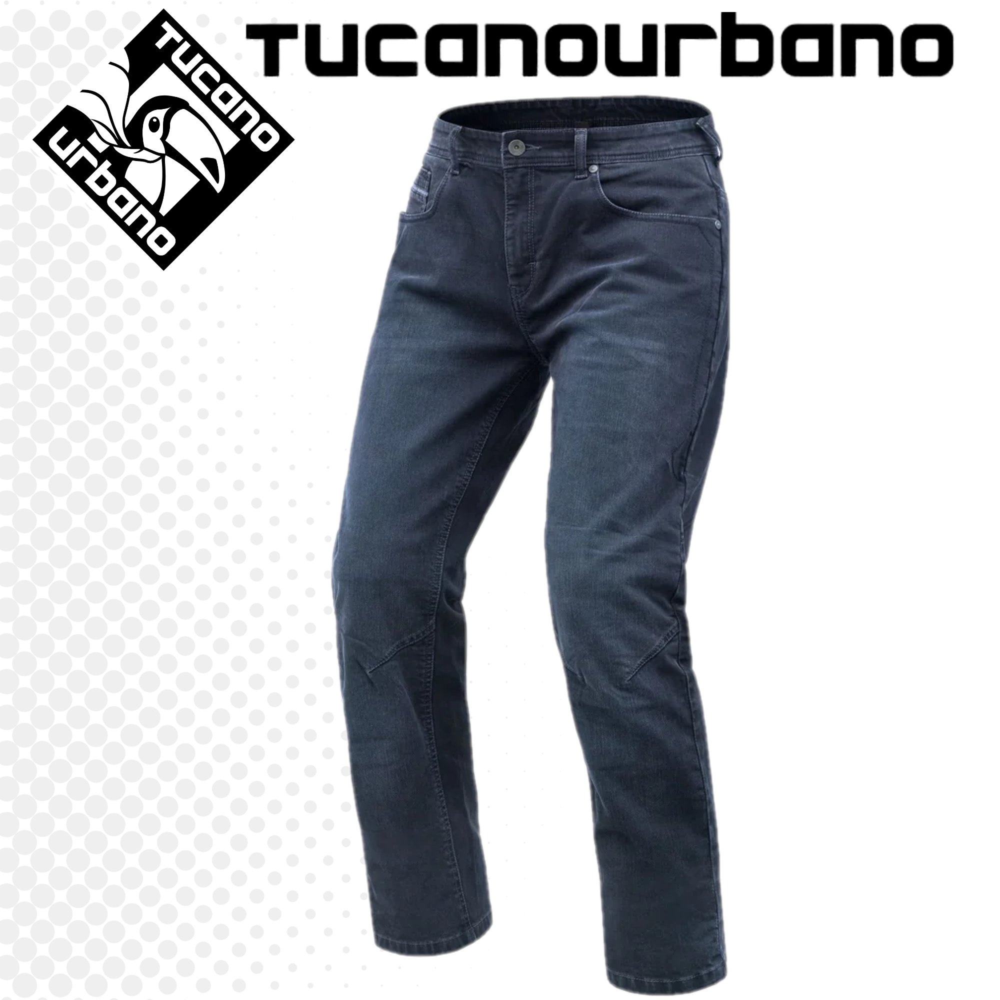 JEANS TUCANO URBANO ZENO SHORT BLU SCURO