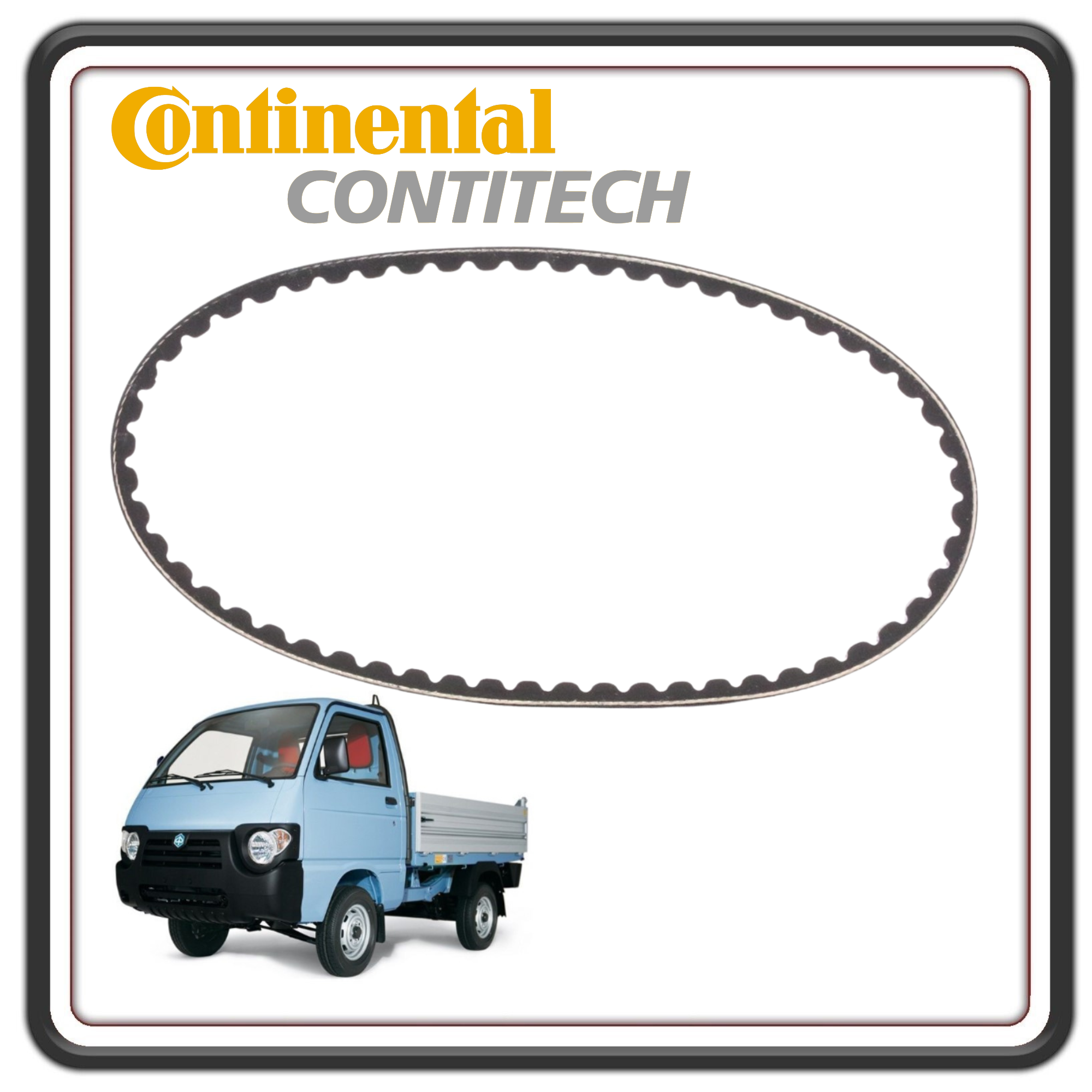 CINGHIA ALTERNATORE POMPA ACQUA COMPATIBILE PER PIAGGIO QUARGO DIESEL CON STRUMENTAZIONE ANAOGICA