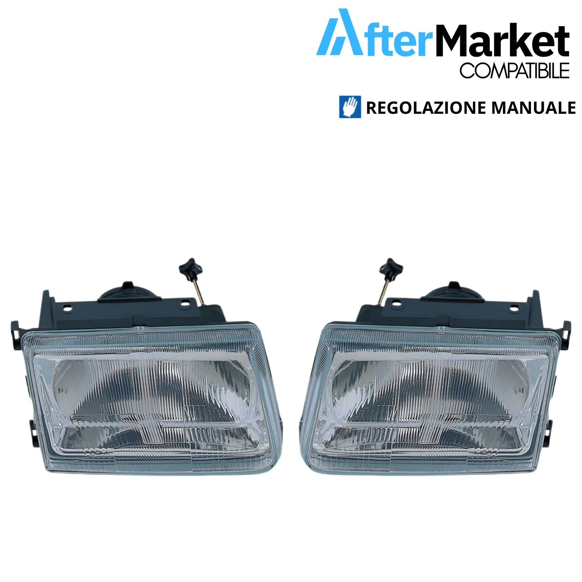 KIT FARI PROIETTORI ANTERIORI PER PIAGGIO PORTER 1998–2008