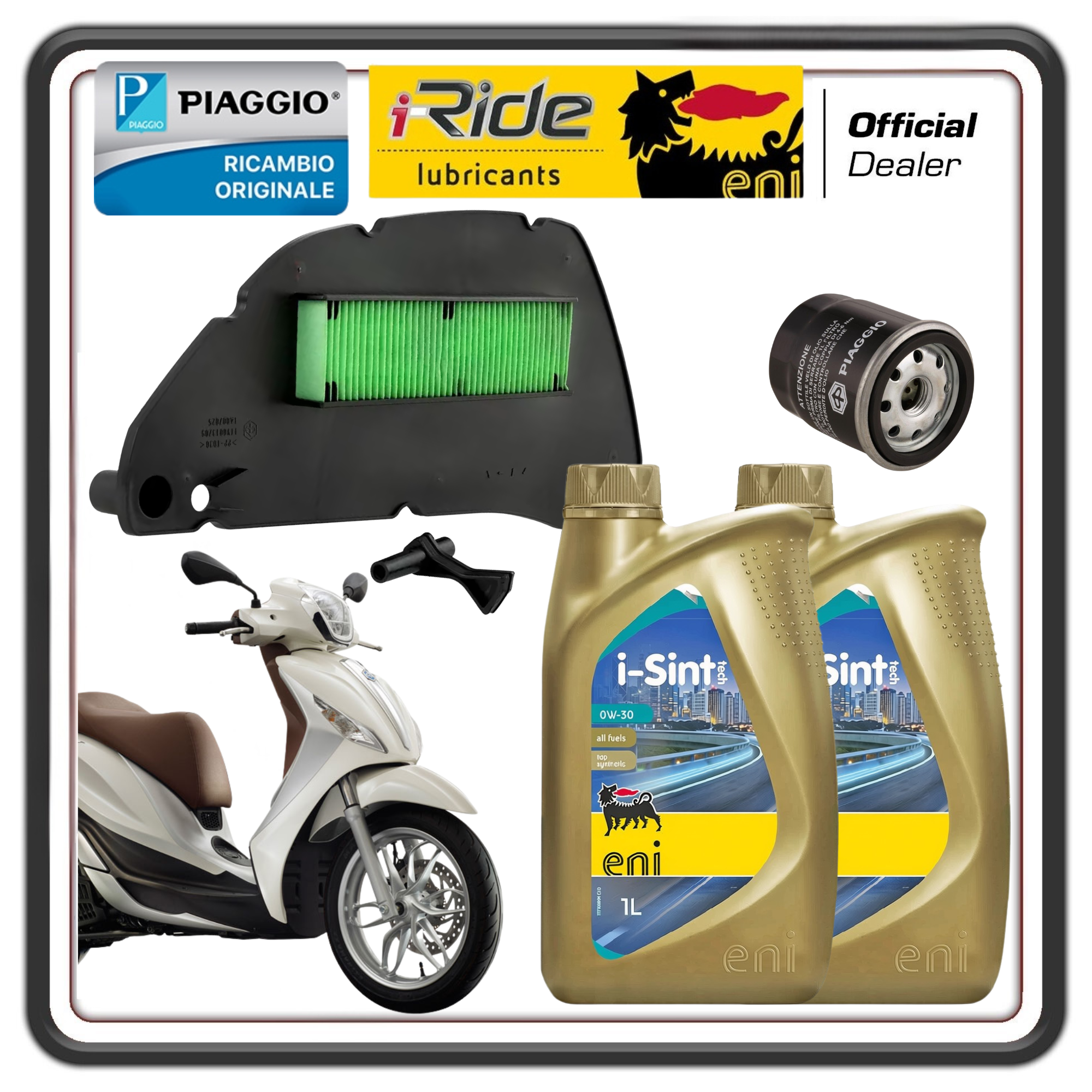 KIT TAGLIANDO PER PIAGGIO MEDLEY 125 150 (2016-2019)