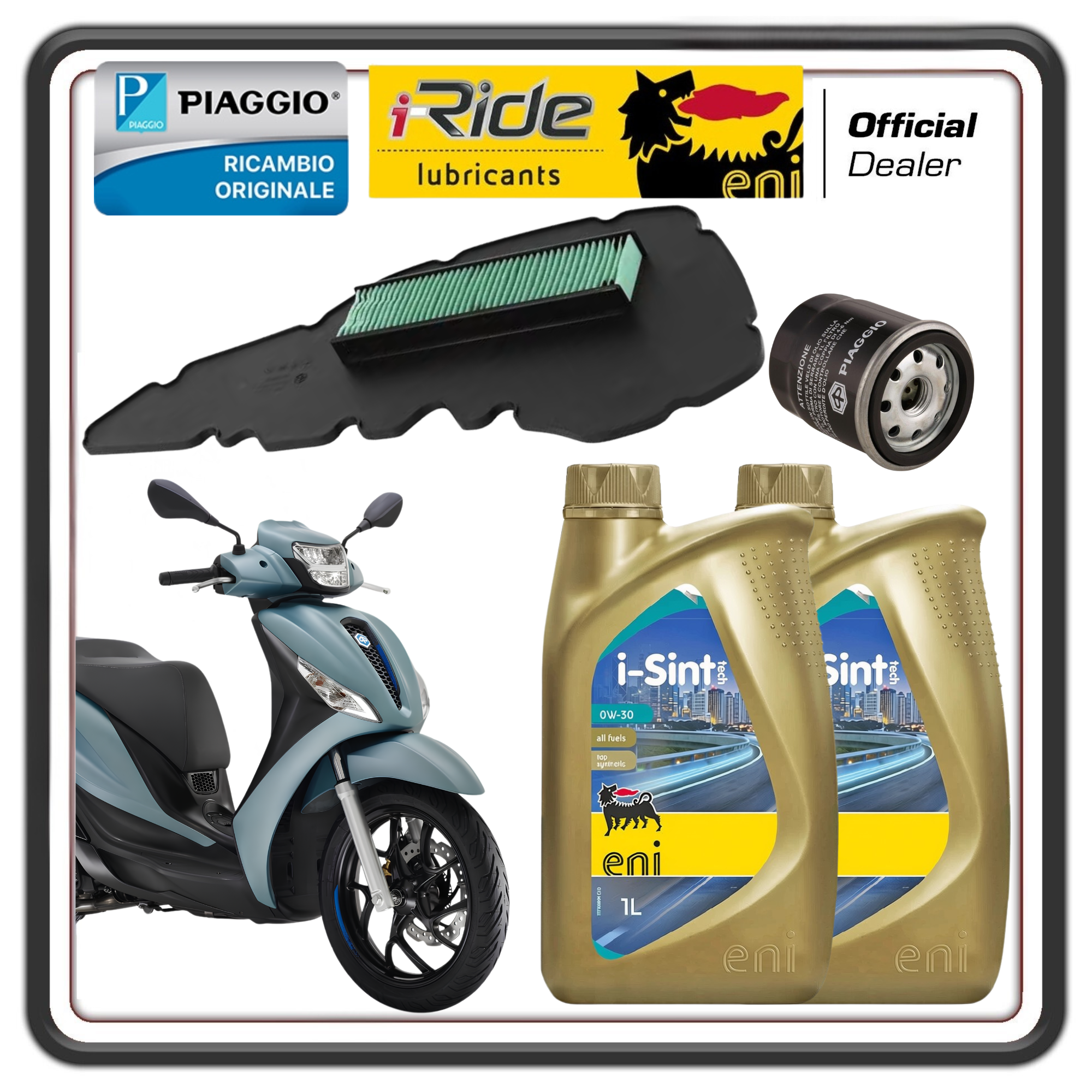 KIT TAGLIANDO PER PIAGGIO MEDLEY 125 150 (2020-2024)