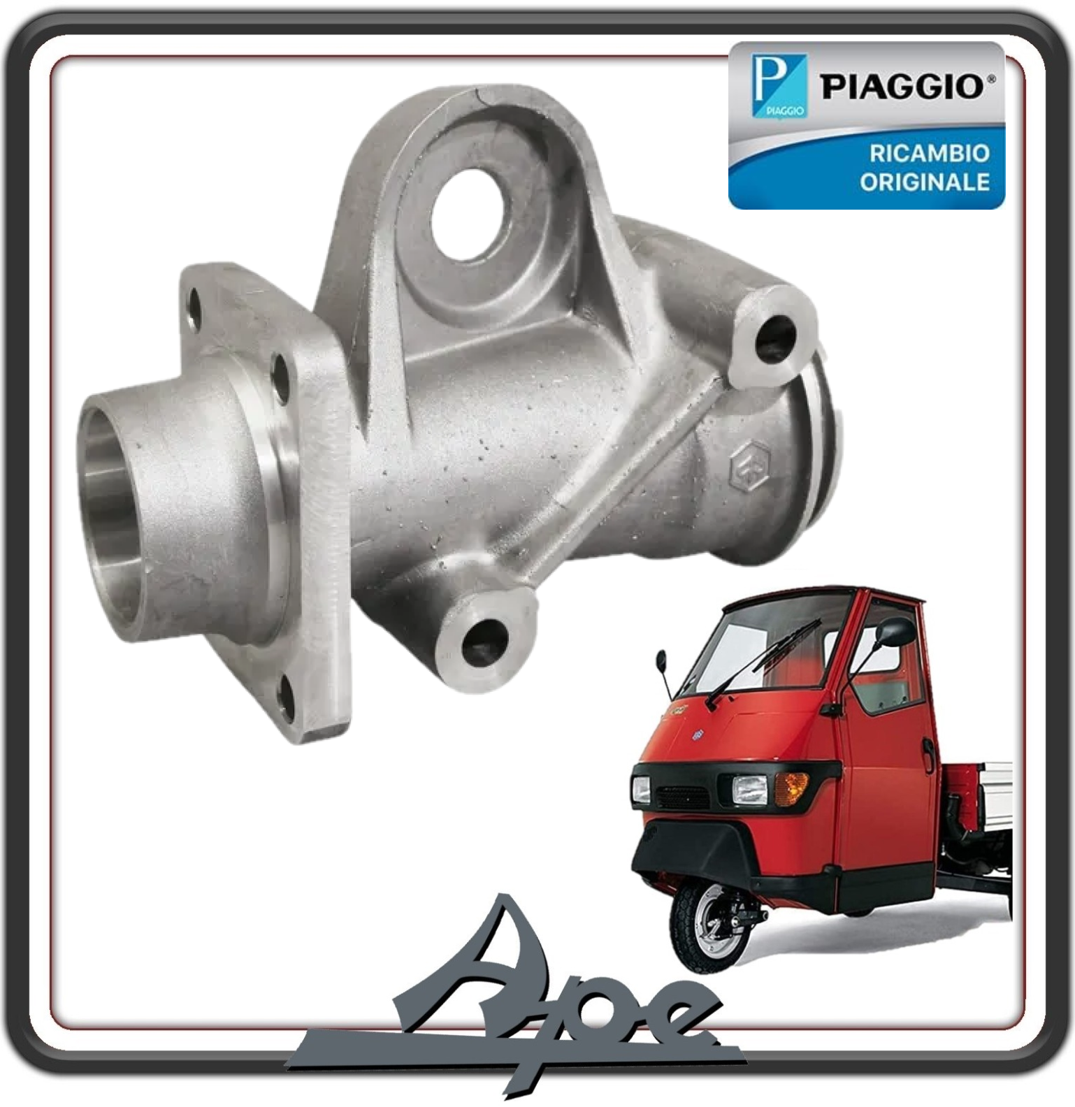 MOZZETTO RUOTA POSTERIORE SINISTRO PER PIAGGIO APE 50 TUTTI I MODELLI ORIGINALE PIAGGIO 1199362