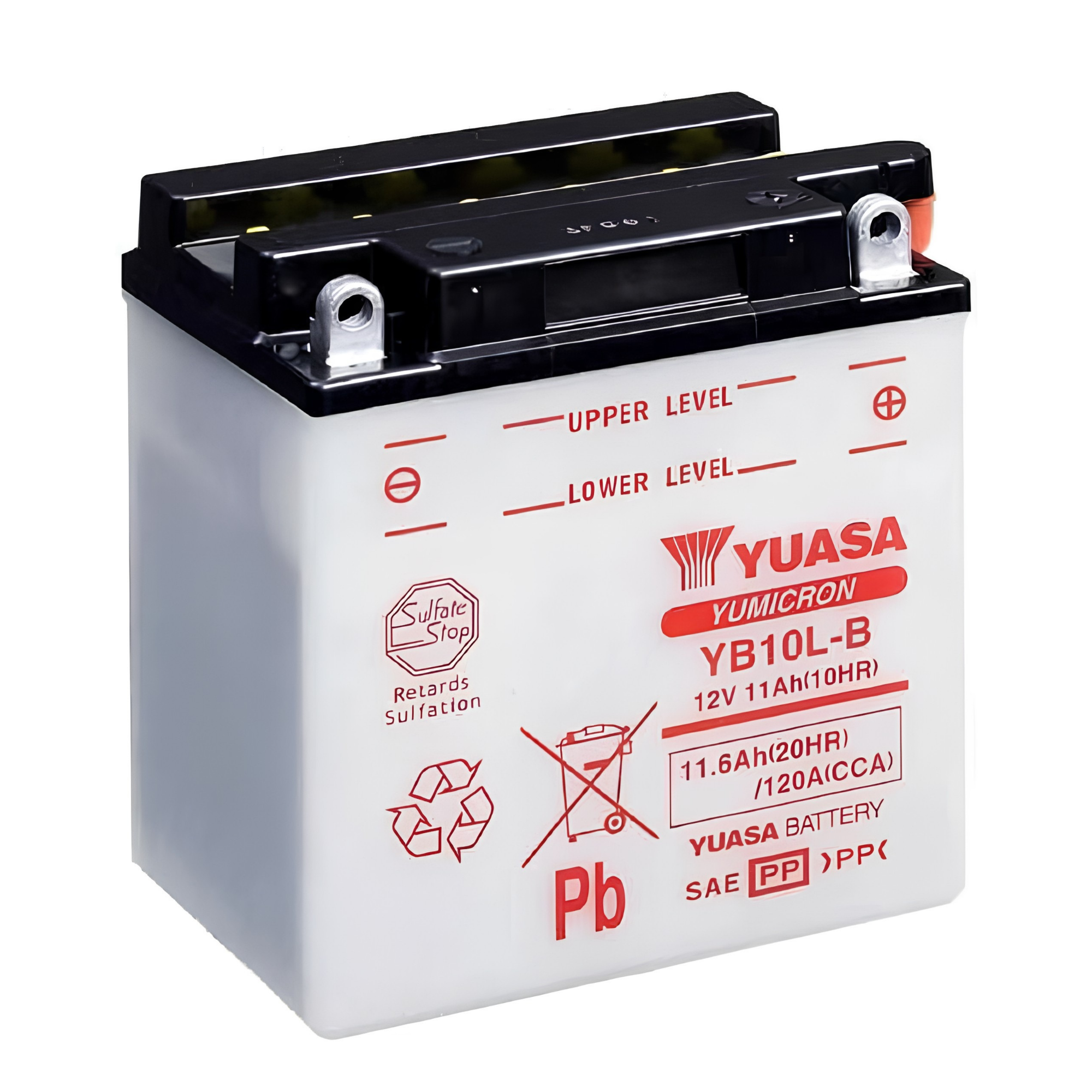 Batteria Yuasa YB10L-B 12V 11.6Ah 120A YuMicron Con Liquido