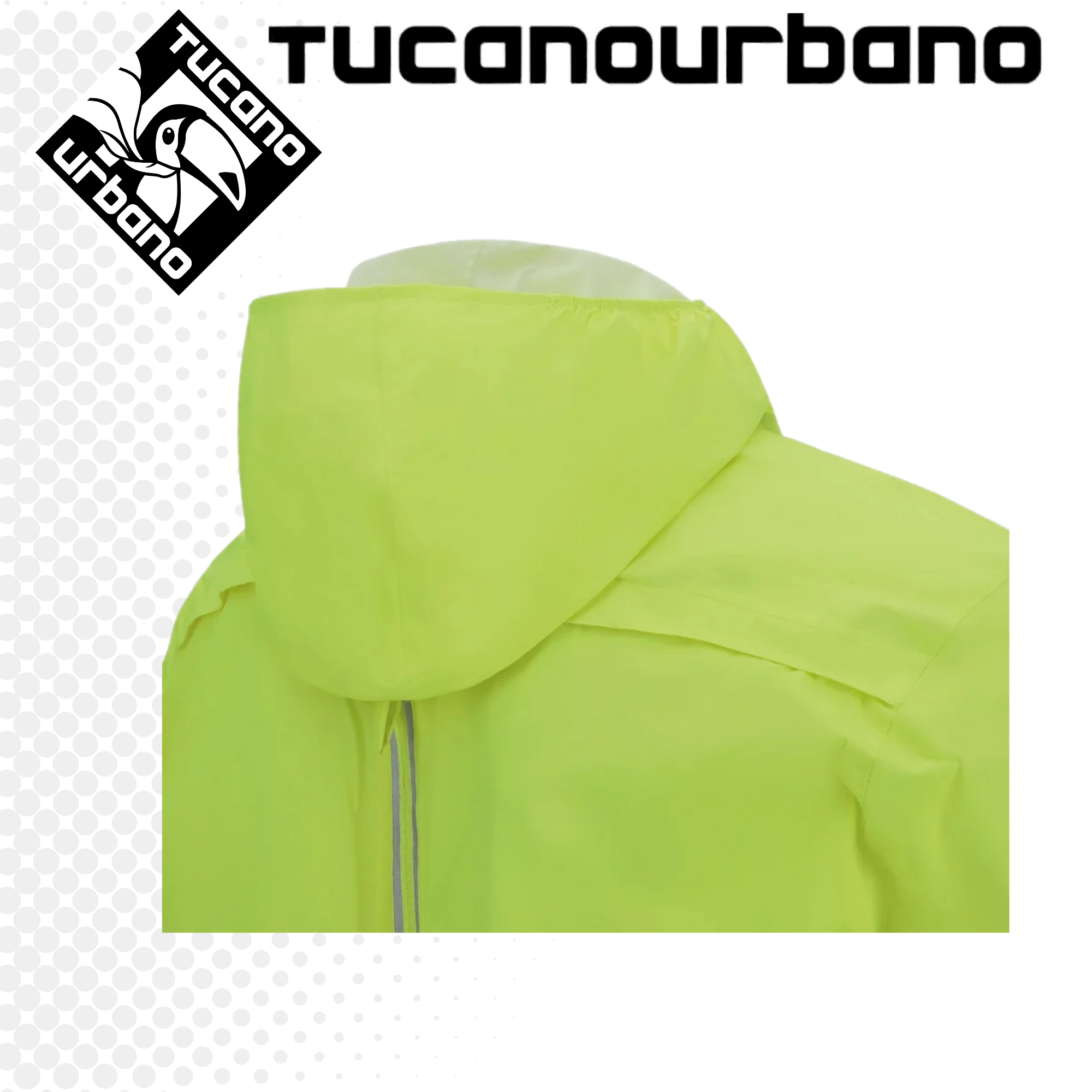 Giacca Antipioggia Tucano Urbano NANO RAIN ZETA HYDROSCUD® Giallo Fluo
