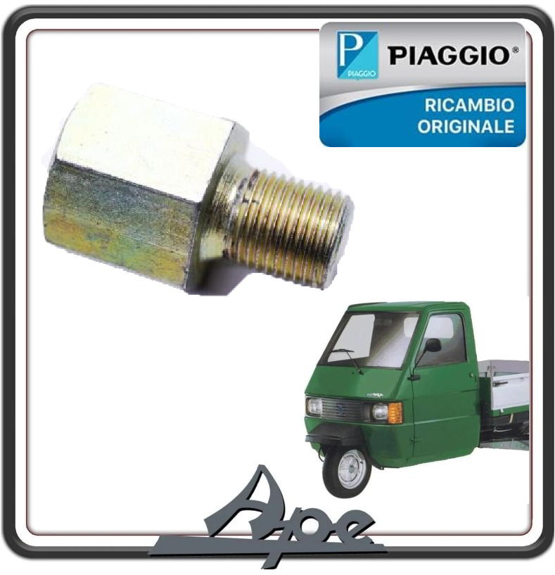 RACCORDO SUPPORTO ATTACCO MOTORE PER PIAGGIO APE TM 703 DIESEL - POKER DIESEL ORIGINALE PIAGGIO L7330342 