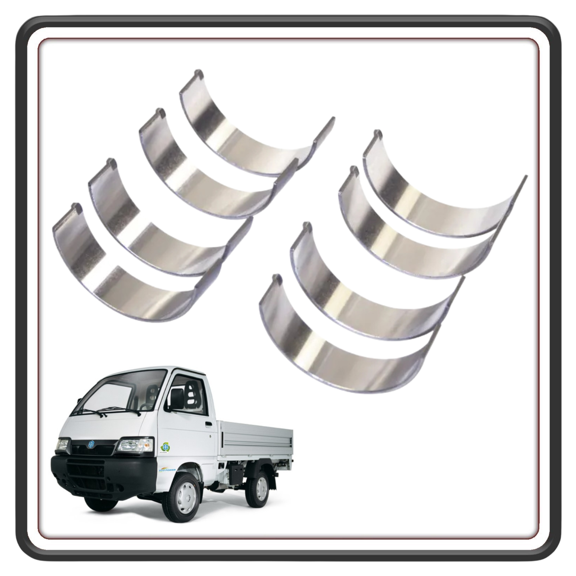 KIT SERIE BRONZINE BIELLA MISURA STANDARD COMPATIBILE PER PIAGGIO PORTER 1300 16V MOTORE DAIHATSU FINO AL 2009