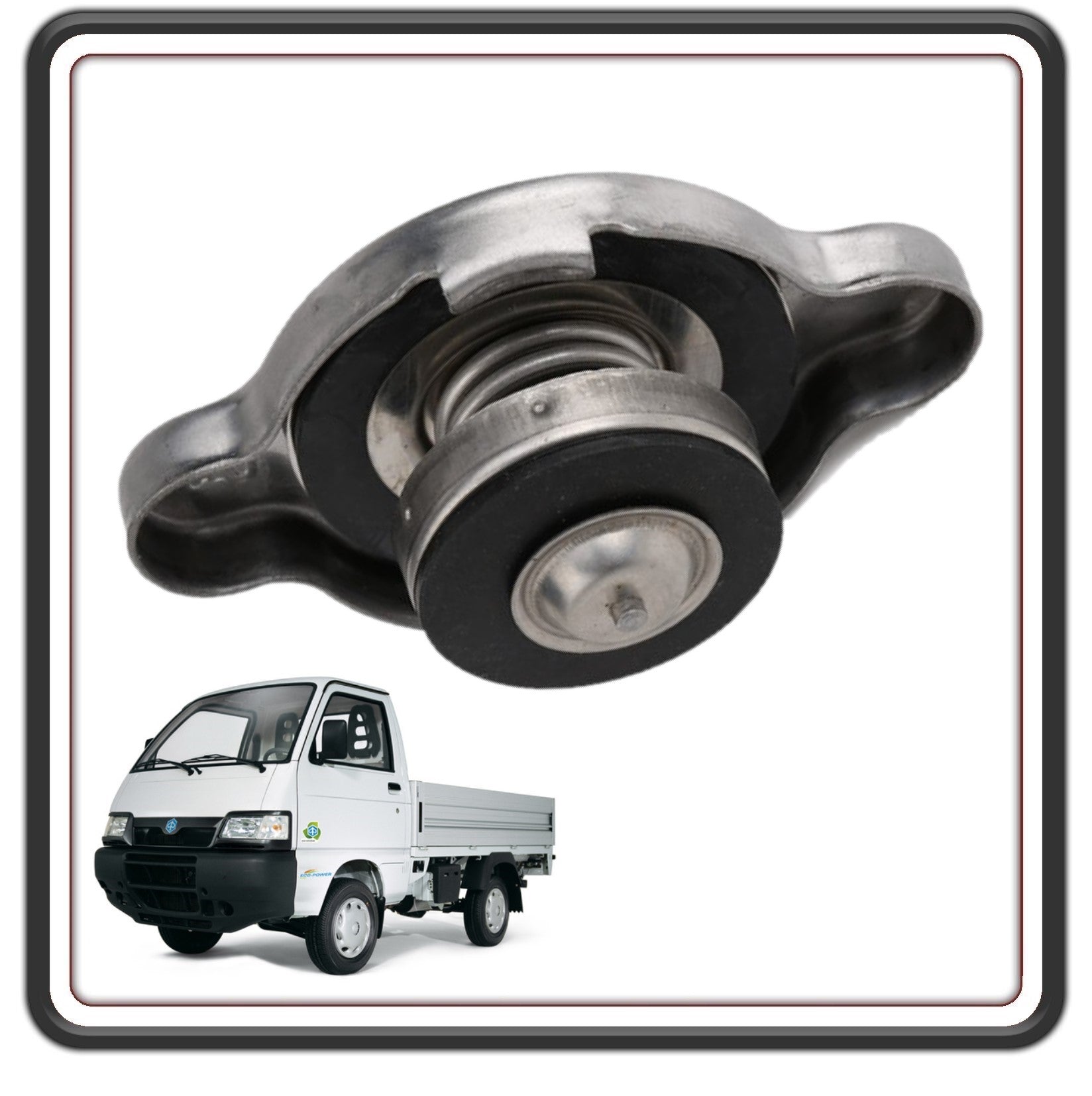 TAPPO RADIATORE ACQUA 0,9 BAR PER PIAGGIO PORTER 1000 - PORTER 1300 16V MOTORE DAIHATSU FINO AL 2009 - PORTER 1200 1400 DIESEL MOTORE LOMBARDINI FINO AL 2009 - PIAGGIO QUARGO DIESEL TUTTI I MODELLI