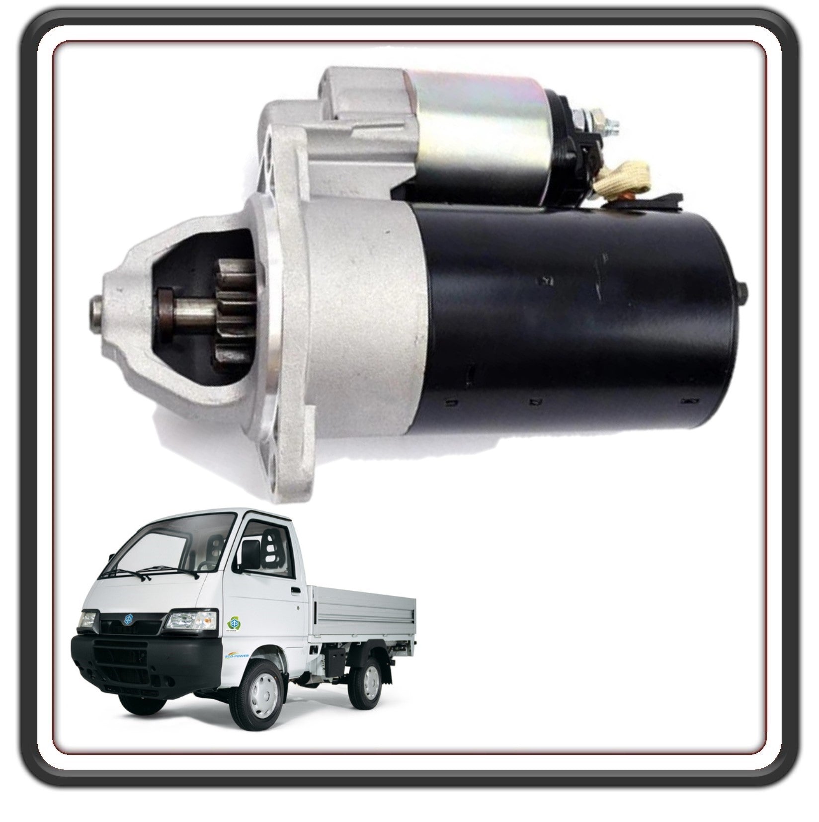 MOTORINO AVVIAMENTO COMPLETO COMPATIBILE PER PIAGGIO PORTER 1200 - 1400 DIESEL MOTORE LOMBARDINI FINO AL 2005