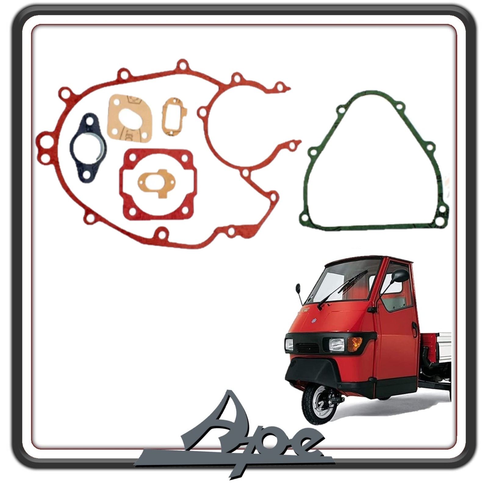 KIT SERIE GUARNIZIONI MOTORE COMPATIBILI CON PIAGGIO APE 50