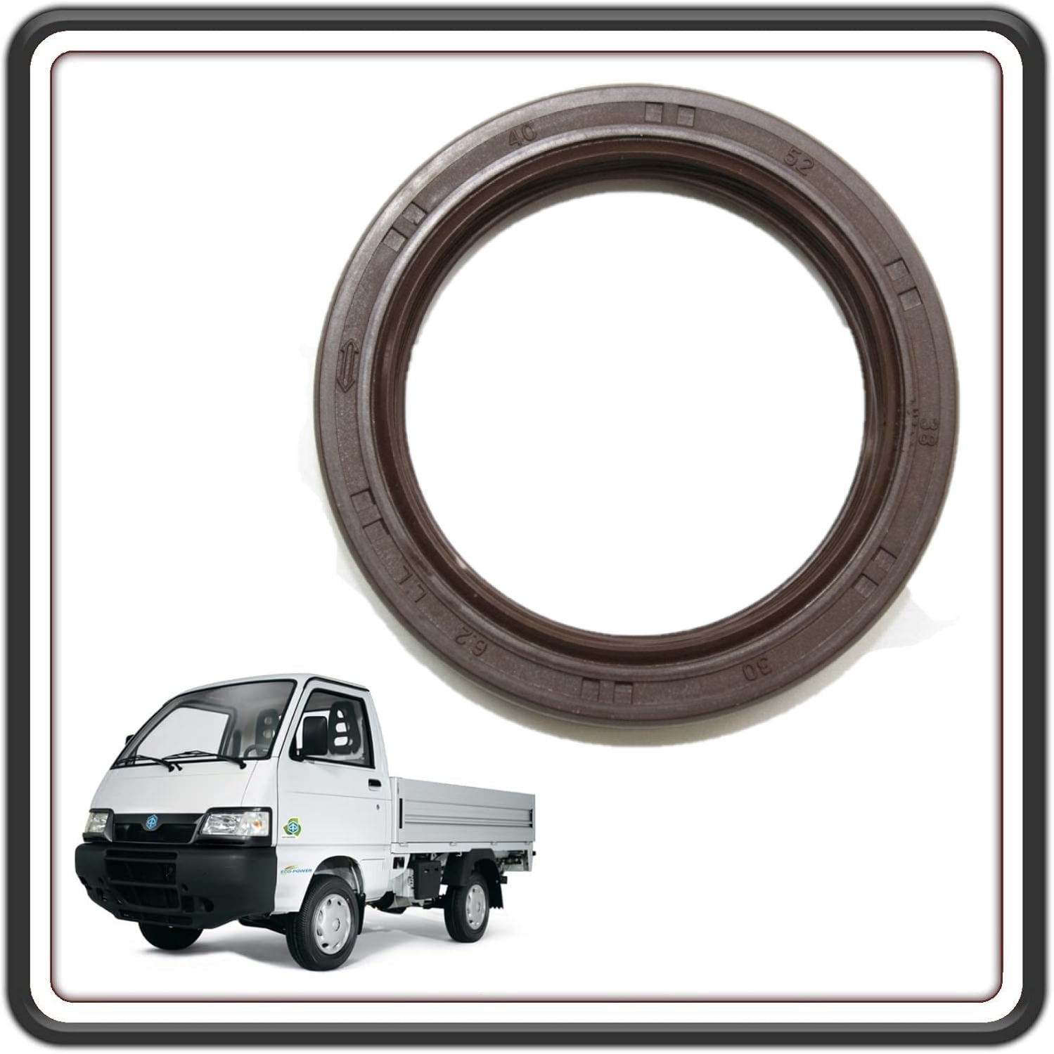 PARAOLIO ALBERO DISTRIBUZIONE LATO MONTAGGIO PARTE FRONTALE COMPATIBILE PER PIAGGIO PORTER 1300 16V MOTORE DAIHATSU FINO AL 2009
