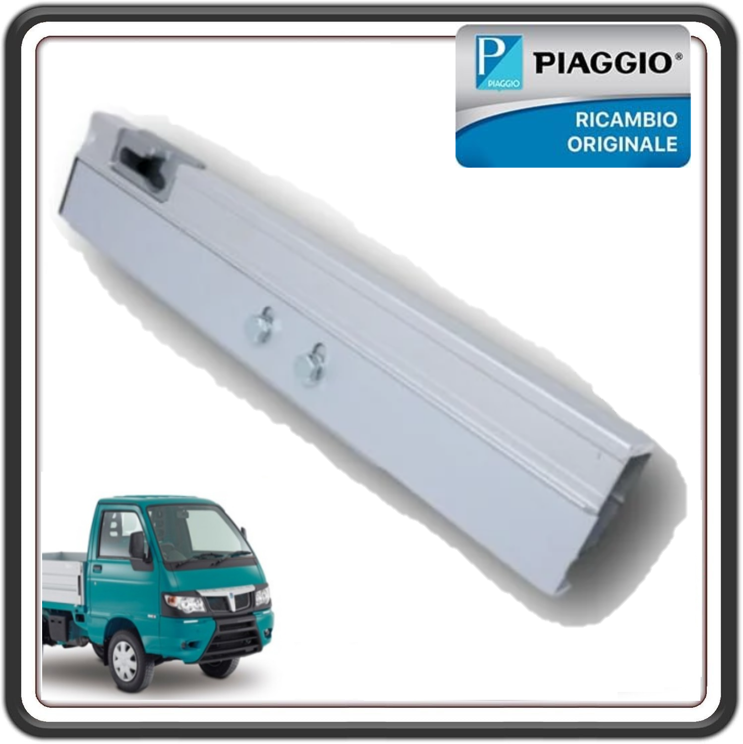 PIANTONE CANTONALE SPONDA SINISTRA PER PIAGGIO PORTER 1000-1300 16V MOTORE DAIHATSU FINO AL 2009 - PORTER 1200-1400 DIESEL - PIAGGIO PORTER MULTITECH - PIAGGIO PORTER MAXXI TUTTI I MODELLI ORIGINALE PIAGGIO 612087 
