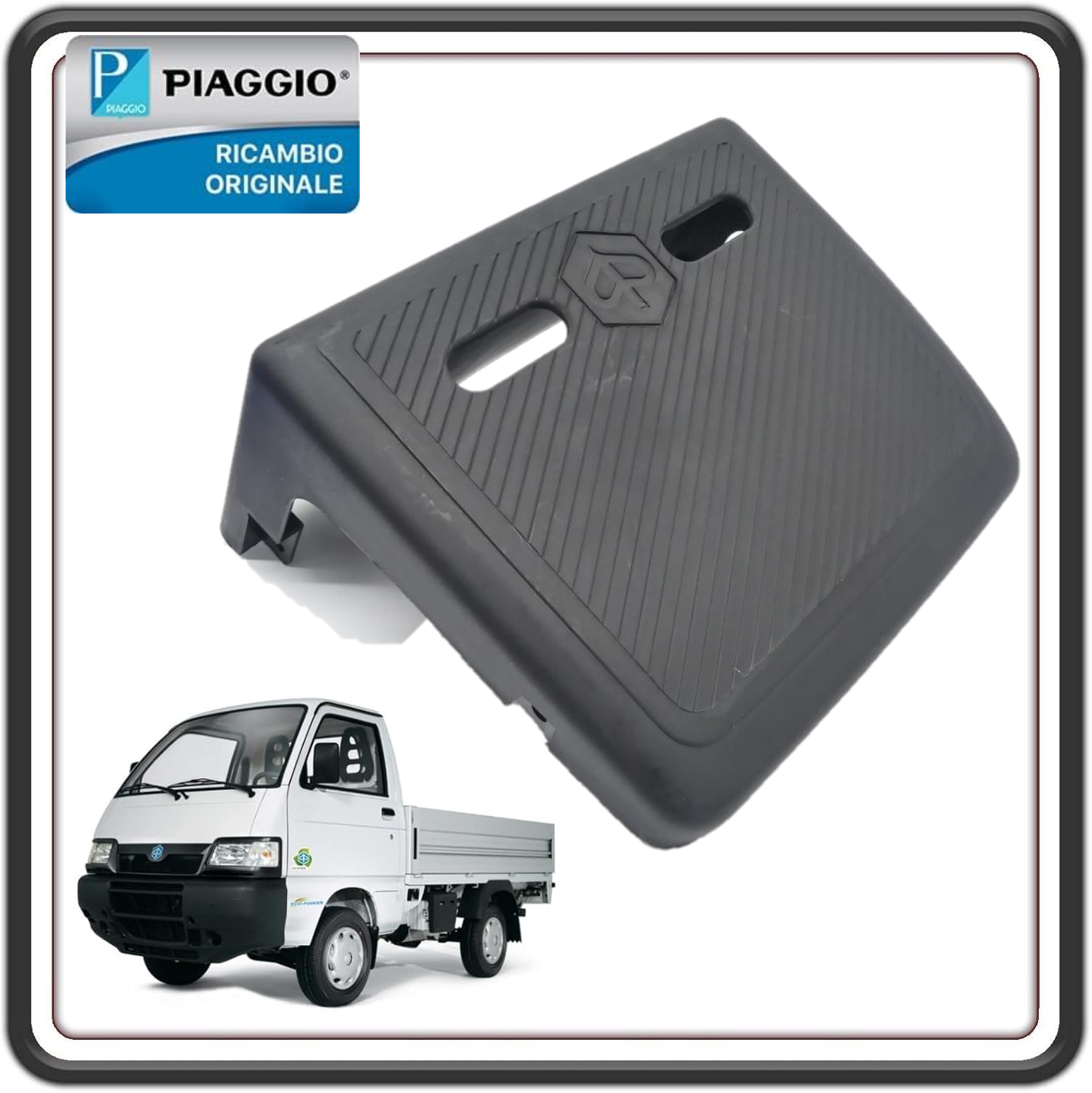 COPERCHIO SCOCCA COPRI BATTERIA PER PIAGGIO PORTER 1300 16V MOTORE DAIHATSU FINO AL 2009 - PIAGGIO PORTER MULTITECH ORIGINALE PIAGGIO 262836  