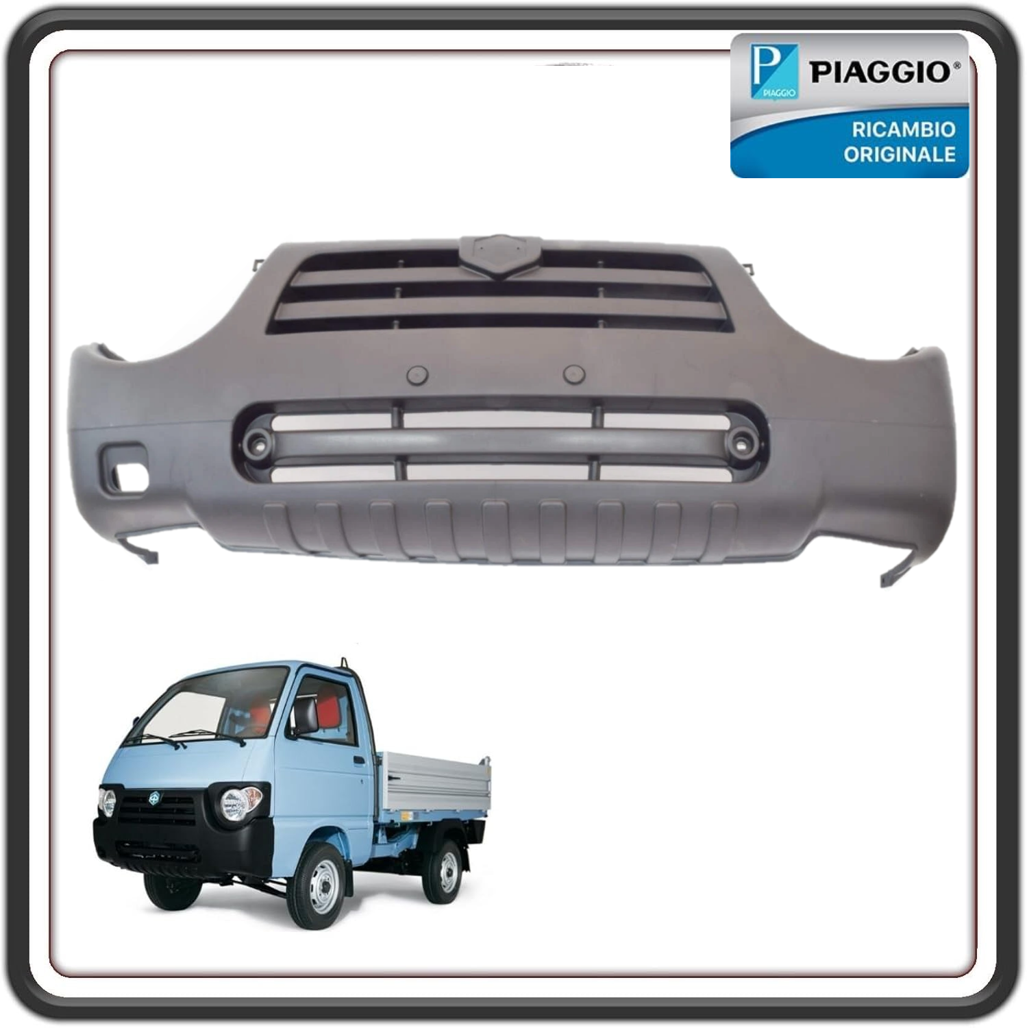 PARAURTI ANTERIORE PER PIAGGIO QUARGO ORIGINALE PIAGGIO 615235