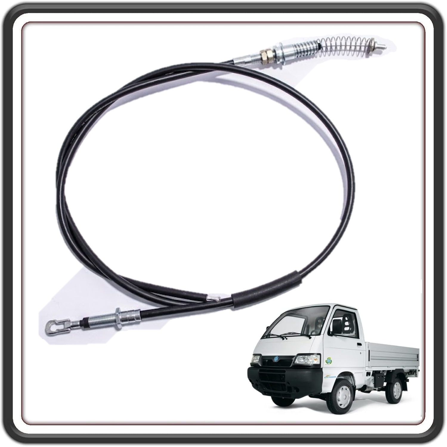TRASMISSIONE CAVO FILO FRIZIONE (LUNGHEZZA TOTALE 1870 MM) COMPATIBILE PER PIAGGIO PORTER BENZINA 1300 16V MOTORE DAIHATSU