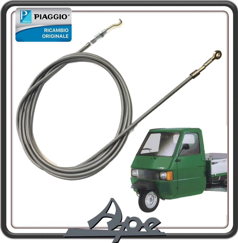 TRASMISSIONE FILO CAVO GAS PER PIAGGIO APE TM 703 DIESEL RAFFREDDAMENTO AD ARIA VERSIONE VOLANTE ORIGINALE PIAGGIO 228706  