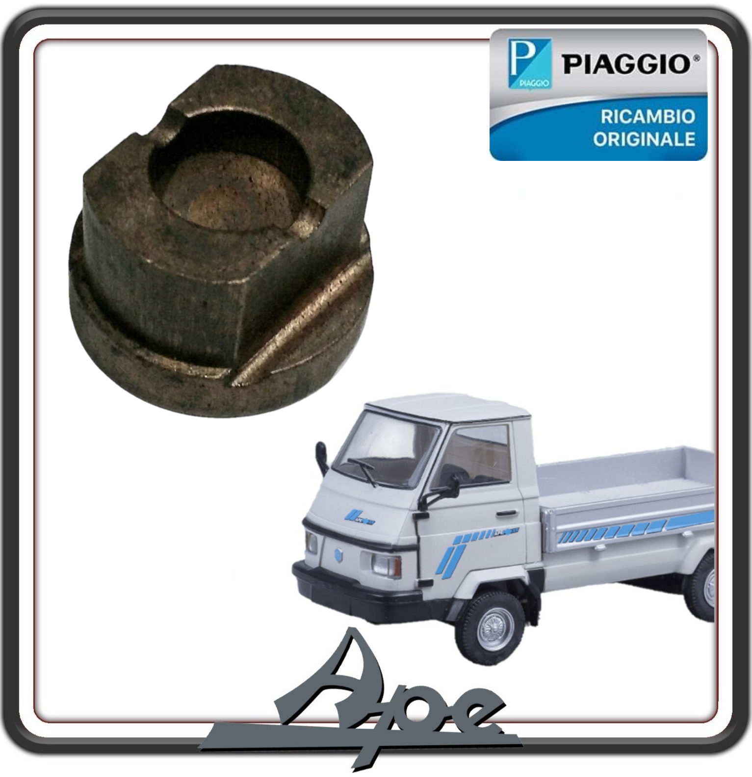 RALLINO NOTTOLINO FRIZIONE PER PIAGGIO APE TM 703 BENZINA DAL 1984 AL 2007 - PIAGGIO APE MP 501 601 DAL 1978 AL 1996 - PIAGGIO APE CAR P2 P3 DAL 1972 AL 1986 ORIGINALE PIAGGIO  ORIGINALE PIAGGIO 1444086  