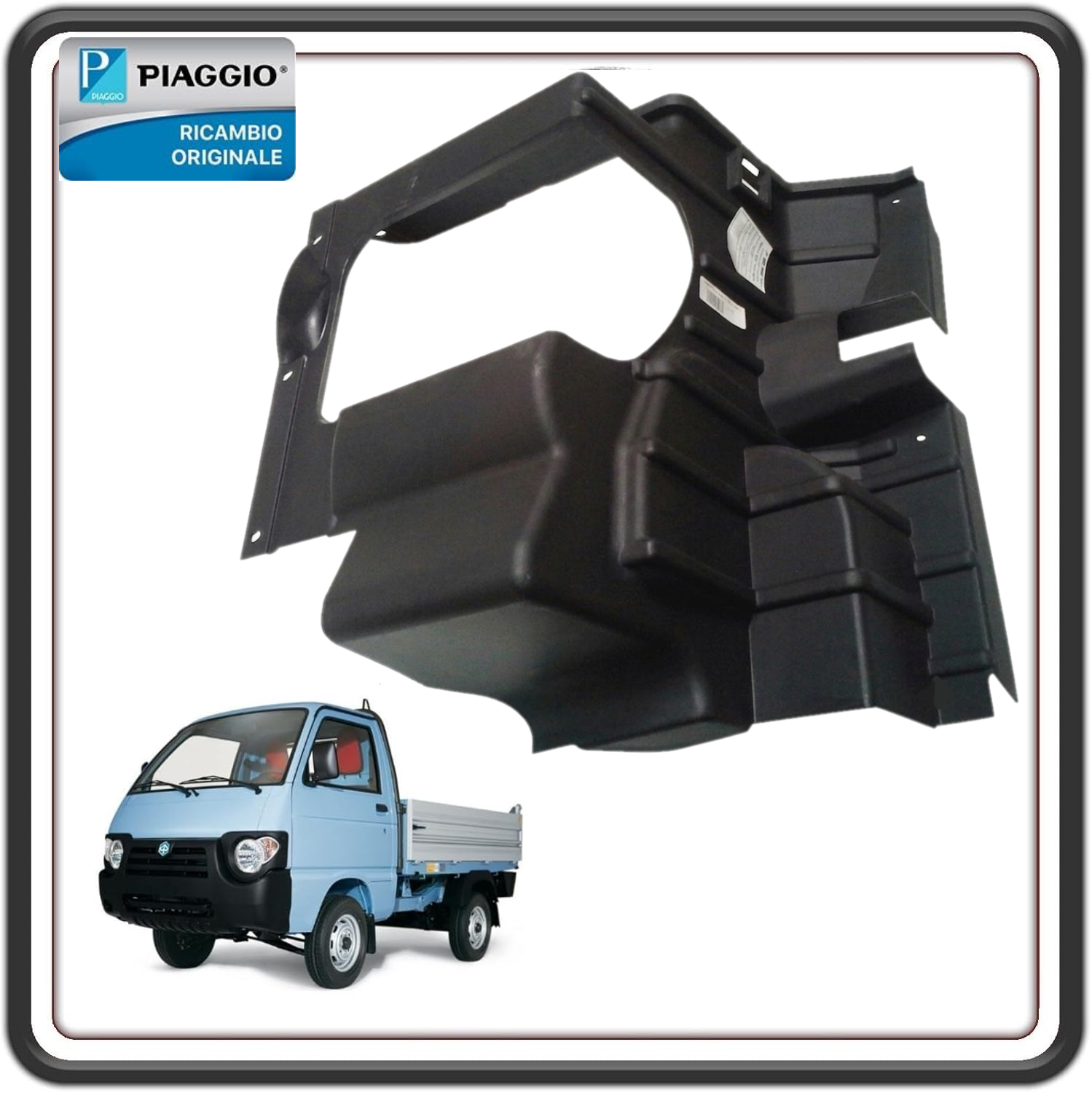 PARATIA GREMBIALINA COPERTURA MOTORE LATO DESTRO PER PIAGGIO QUARGO DIESEL TUTTI I MODELLI DAL 2007 AL 2017 ORIGINALE PIAGGIO B004023