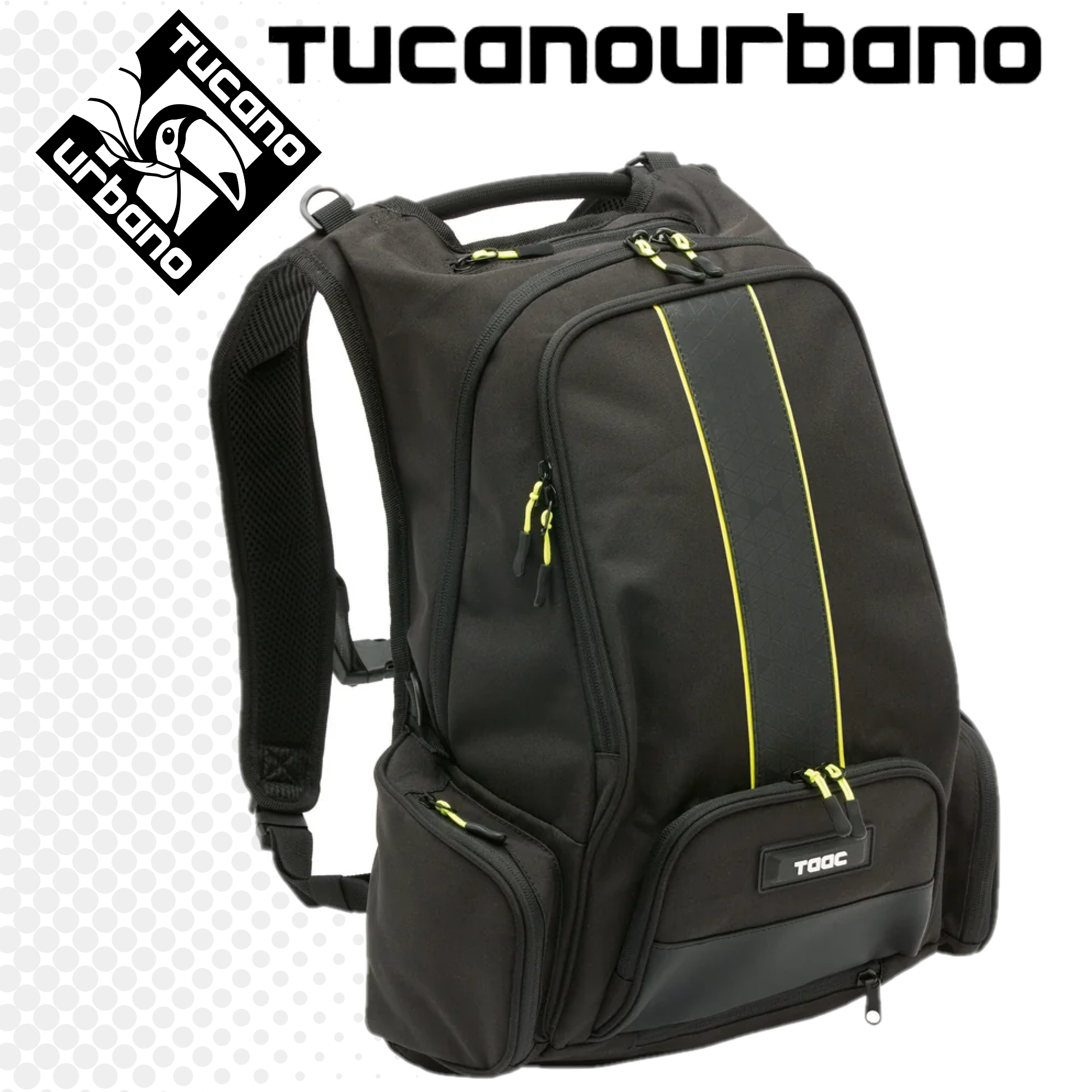 ZAINO TAAC TC1 23LT PER MOTO/SCOOTER NERO