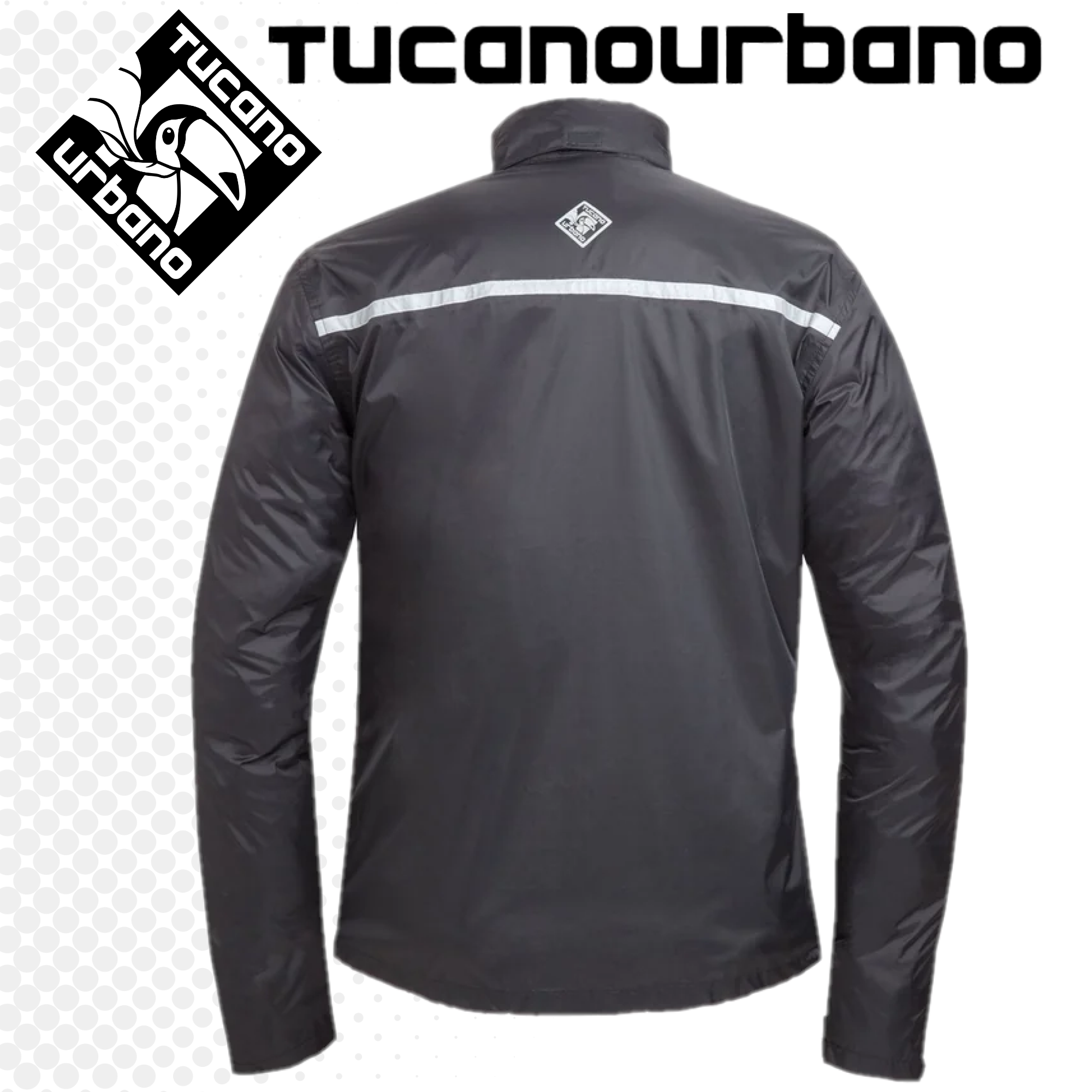 GIACCA ANTIPIOGGIA TUCANO URBANO NANO RAIN JACKET PLUS HYDROSCUD® NERO