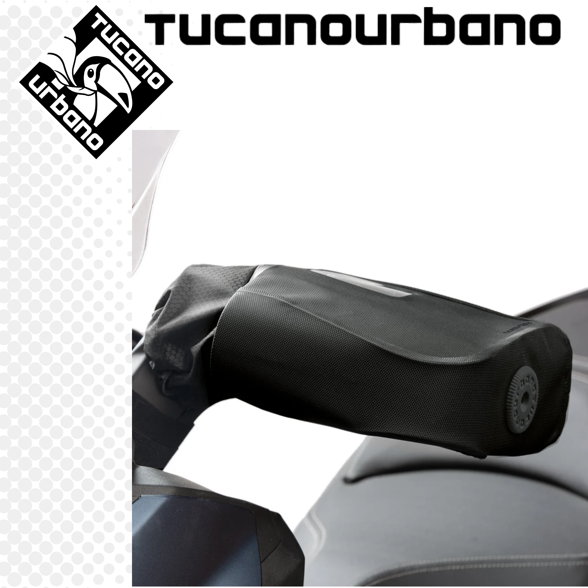 COPRIMANOPOLE TUCANO URBANO TARP R333PRO PER MANUBRI SENZA SPECCHIETTI NERO