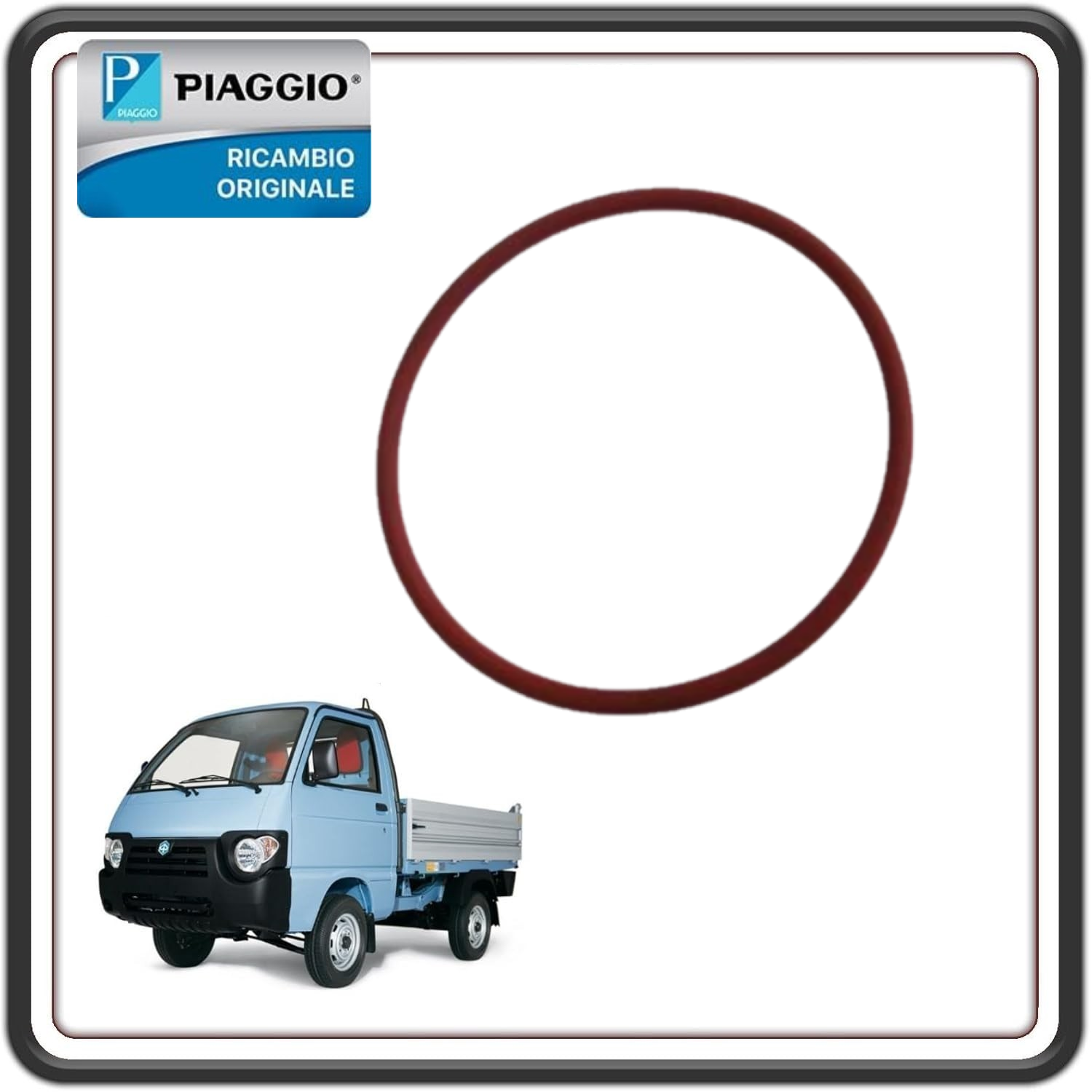GUARNIZIONE ANELLO OR PER PIAGGIO QUARGO DIESEL TUTTI I MODELLI ORIGINALE PIAGGIO 493010 