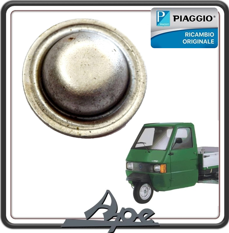 SCODELLINO SU CARTER PER PIAGGIO APE TM 703 BENZINA VERSIONE MANUBRIO E VOLANTE ORIGINALE PIAGGIO 159015