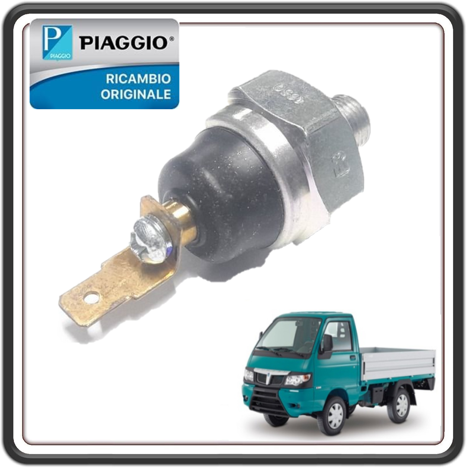 SENSORE MINIMA PRESSIONE OLIO PER PIAGGIO PORTER MULTITECH E6 DAL 2015 AL 2020 - PIAGGIO PORTER MAXXI MULTITECH E6 DAL 2015 AL 2020 ORIGINALE PIAGGIO 1D001352 