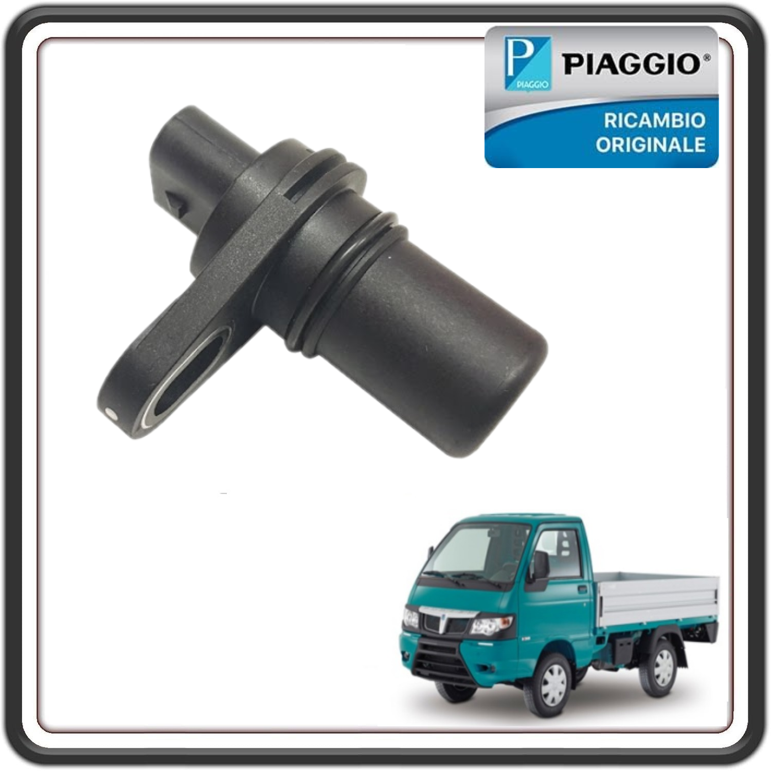 SENSORE POSIZIONE ALBERO A CAMME ASPIRAZIONE PER PIAGGIO PORTER MULTITECH E6 DAL 2015 AL 2020 - PIAGGIO PORTER MAXXI MULTITECH E6 DAL 2015 AL 2020 - PIAGGIO PORTER NP6 ORIGINALE PIAGGIO 1A005518