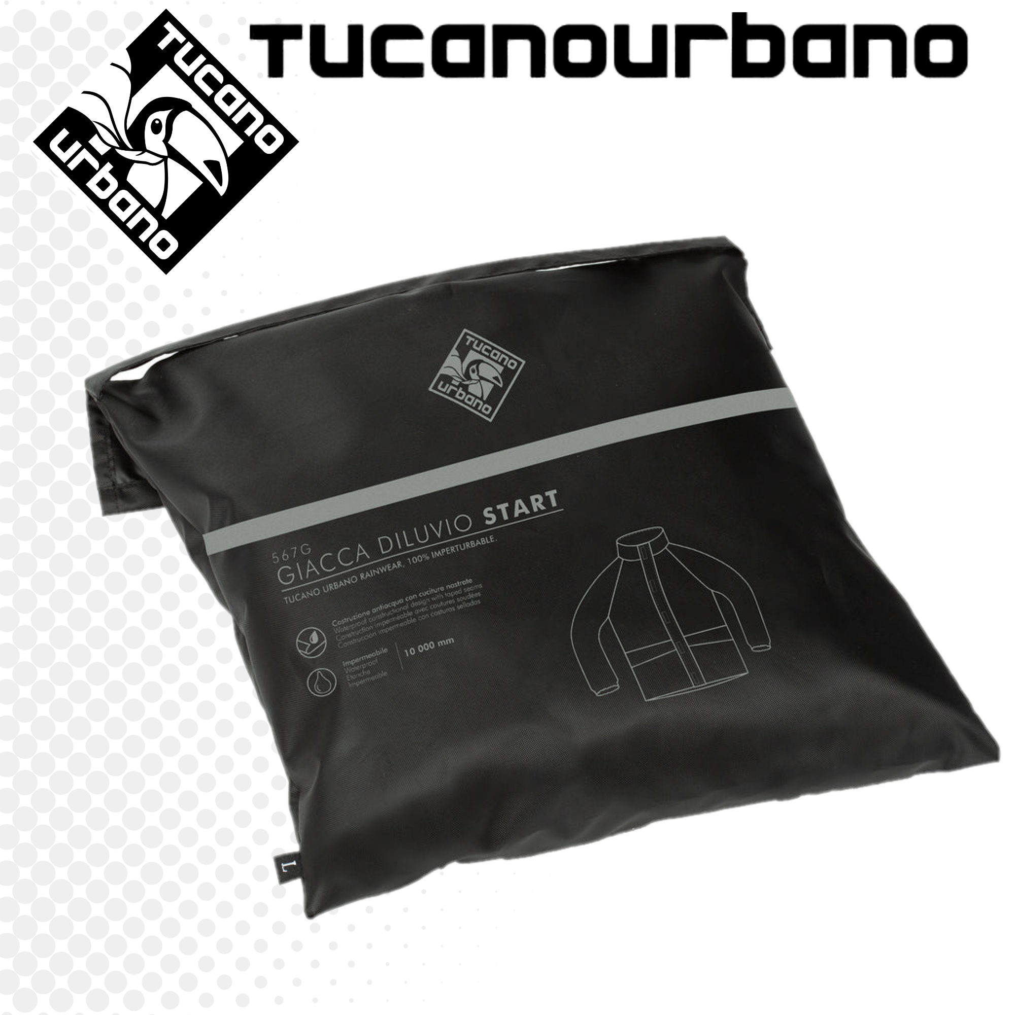 GIACCA ANTIPIOGGIA DILUVIO START HYDROSCUD® NERO