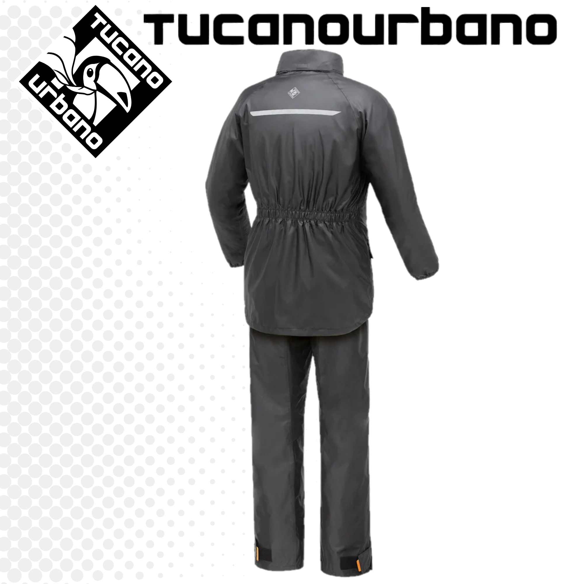 SET COMPLETO ANTIPIOGGIA TUCANO UBRANO SET DILUVIO DAY HYDROSCUD® NERO
