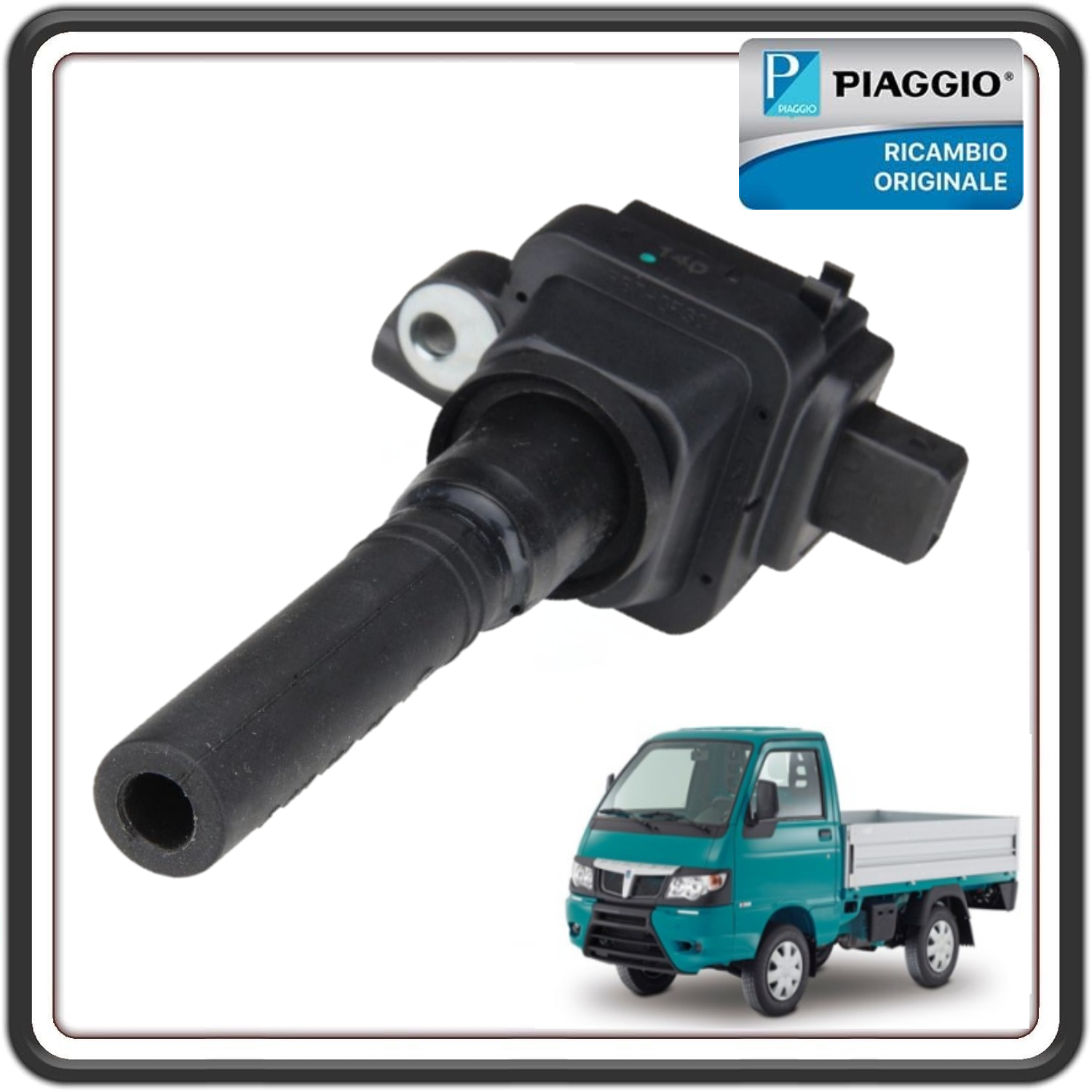 BOBINA CANDELA ACCENSIONE PER PIAGGIO PORTER MULITECH FINO AL 2015 ORIGINALE PIAGGIO B010211