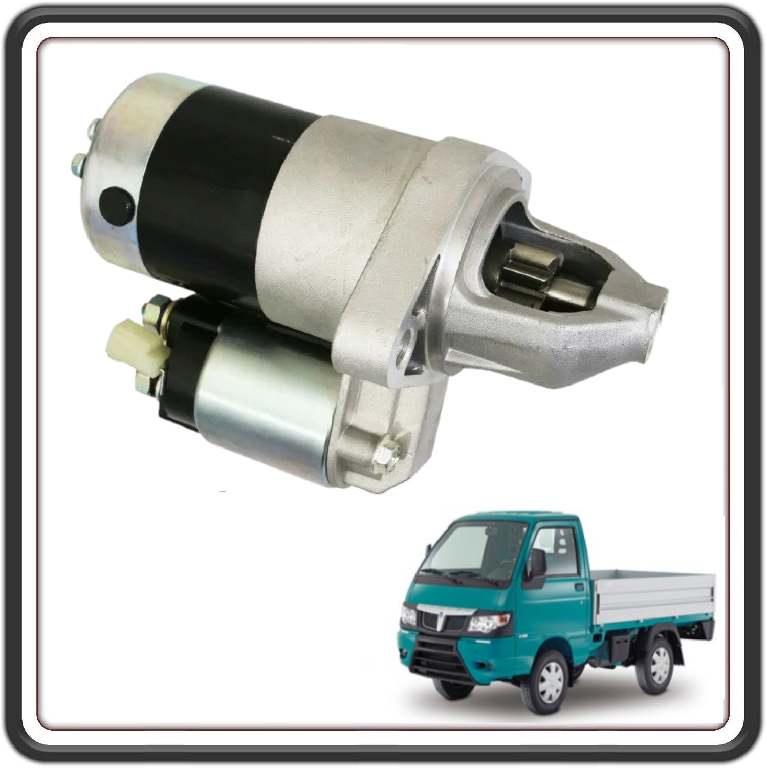 MOTORINO AVVIAMENTO COMPLETO COMPATIBILE CON PIAGGIO PORTER MULTITECH E6 DAL 2017 AL 2020