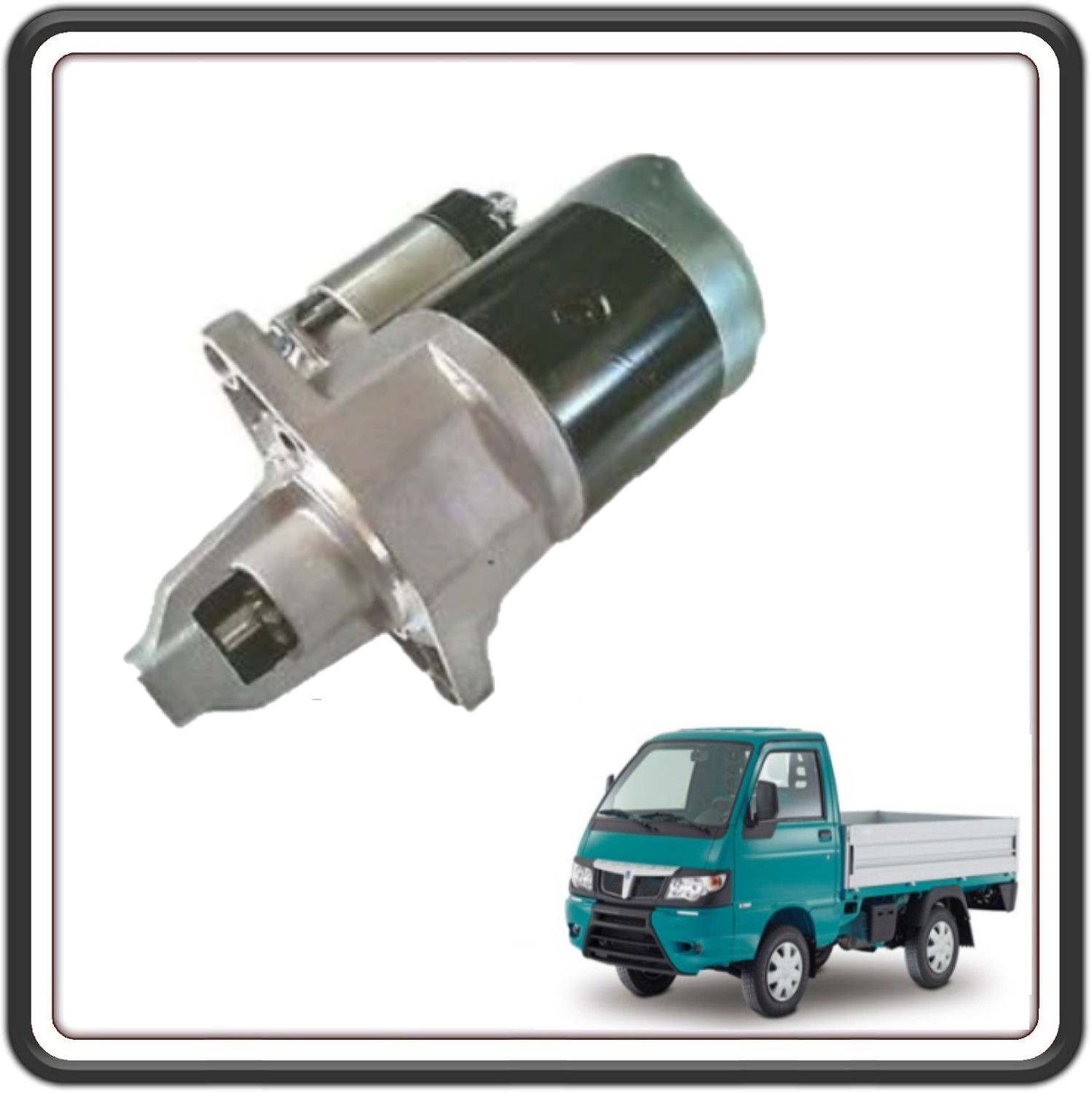 MOTORINO AVVIAMENTO COMPLETO COMPATIBILE CON PIAGGIO PORTER MULTITECH FINO AL 2015