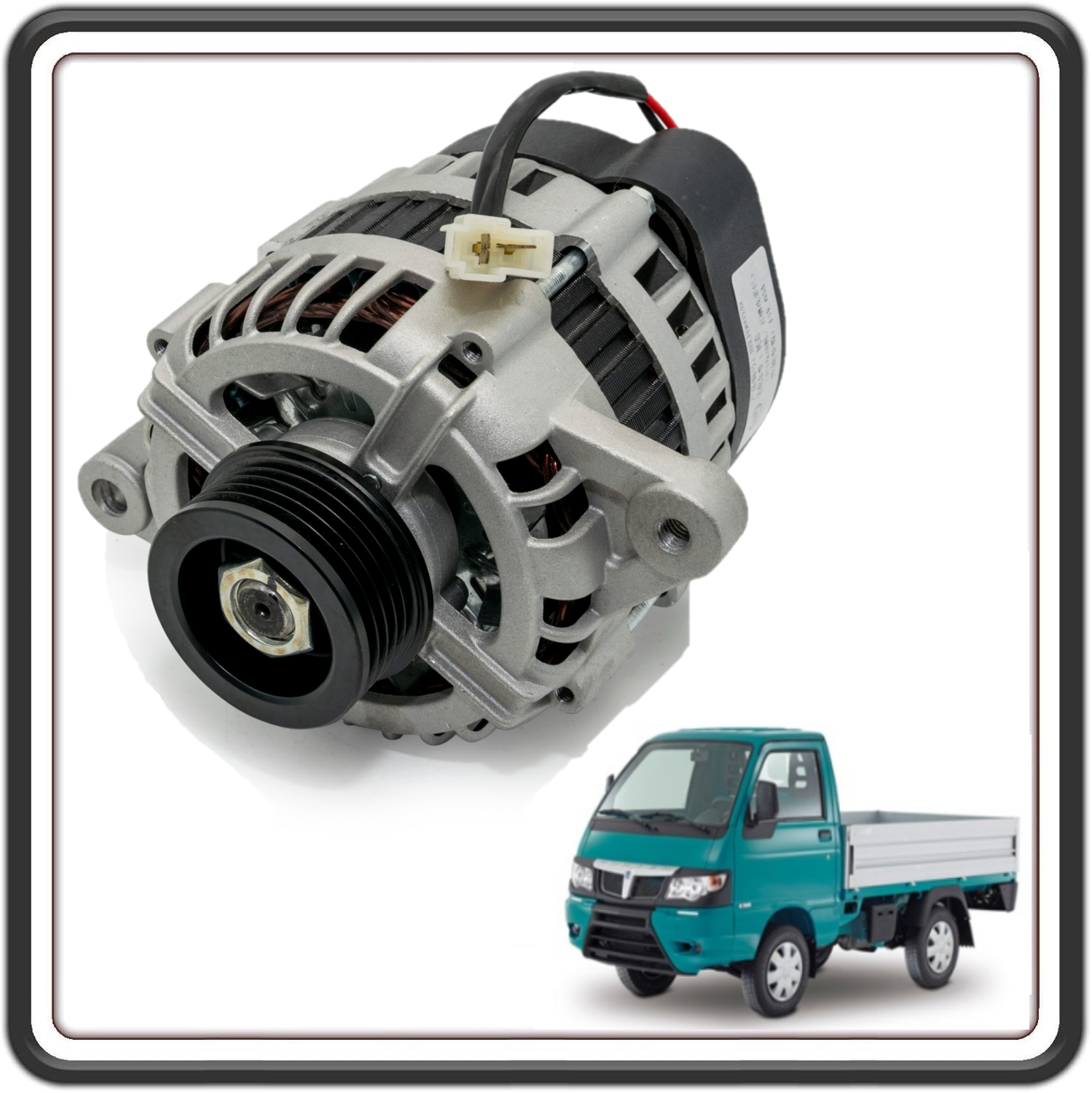 ALTERNATORE COMPLETO COMPATIBILE CON PIAGGIO PORTER MULTITECH FINO AL 2015
