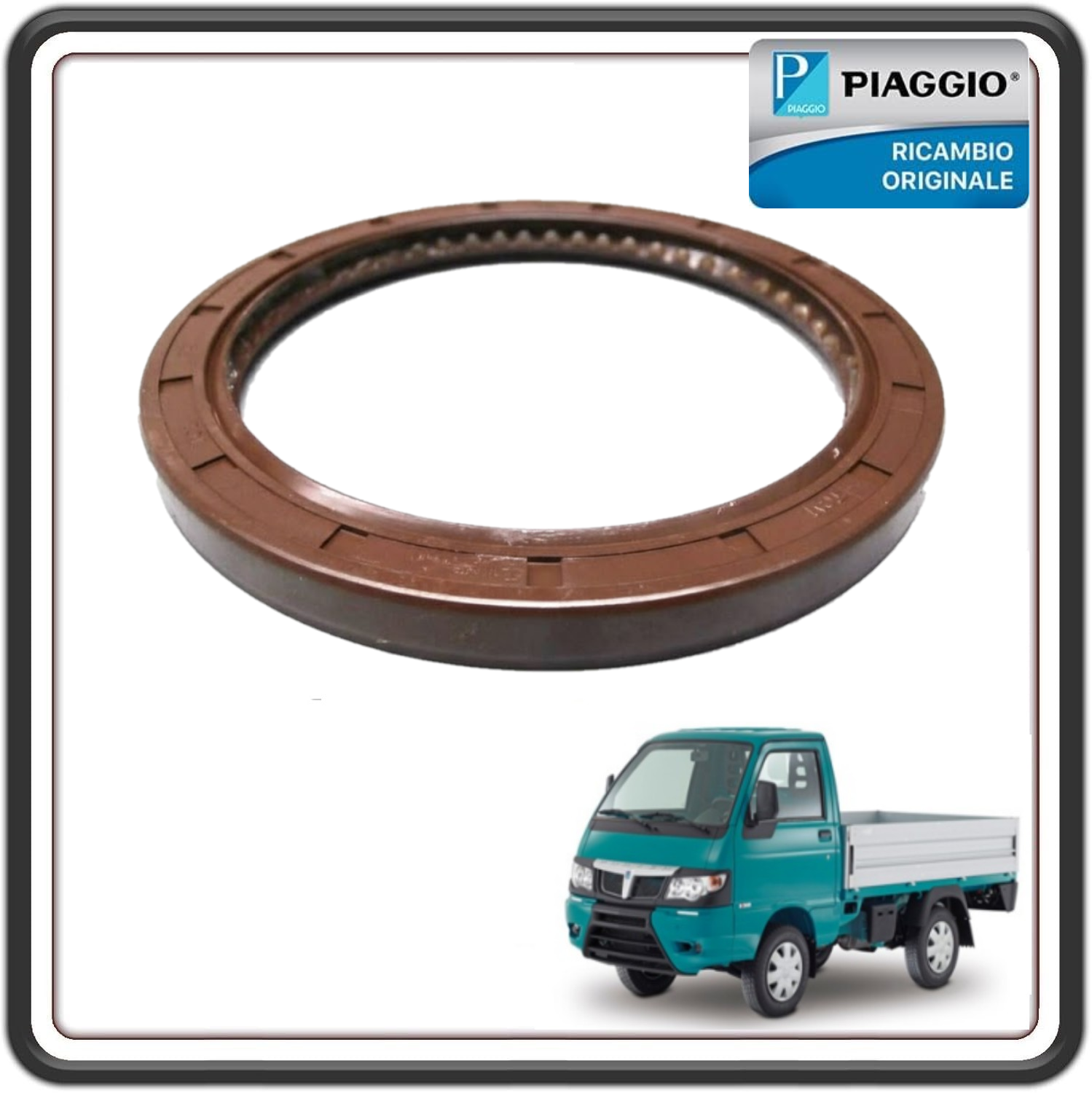 PARAOLIO ALBERO MOTORE LATO VOLANO PER PIAGGIO PORTER MULTITECH E4-E5 FINO AL 2015 ORIGINALE PIAGGIO B010049
