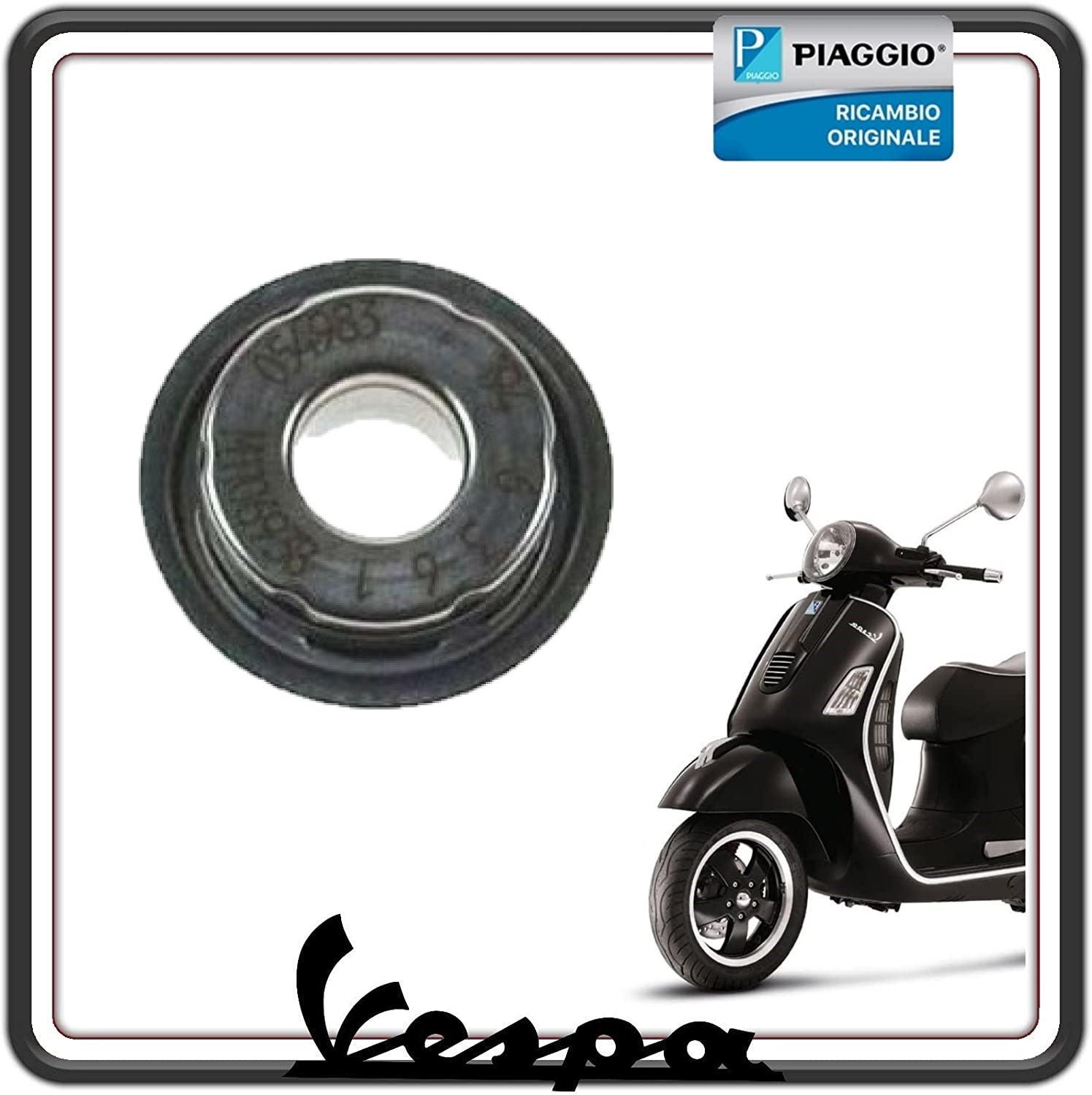 ANELLO TENUTA POMPA ACQUA H2O PER PIAGGIO VESPA GTS 300 - GTV - PIAGGIO BEVERLY 300 -350 DAL 2010 AL 2011 - PIAGGIO MP3 300-400-500 DAL 2010 AL 2011 ORIGINALE PIAGGIO 82991R