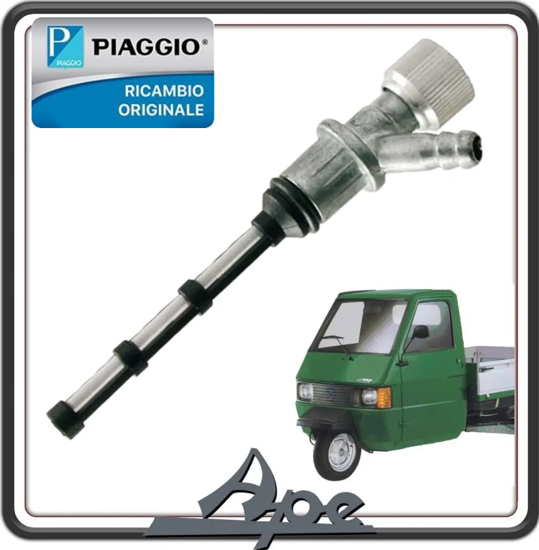 RUBINETTO SERBATOIO BENZINA CARBURANTE PER PIAGGIO APE 50 TUTTE LE VERSIONI - APE TM 703 - APE 602 ORIGINALE PIAGGIO 189320 